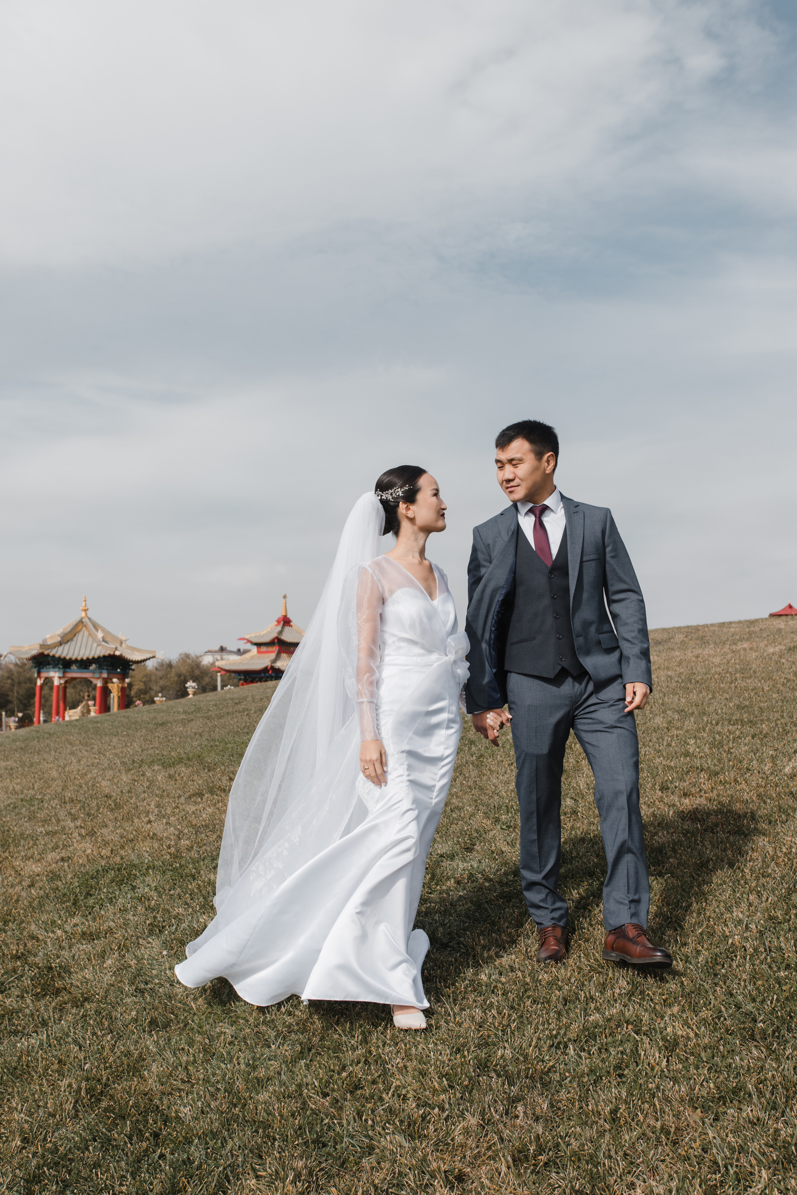 Свадебная прогулка на Хуруле. Свадебный фотограф Элина Чу, Элиста Калмыкия