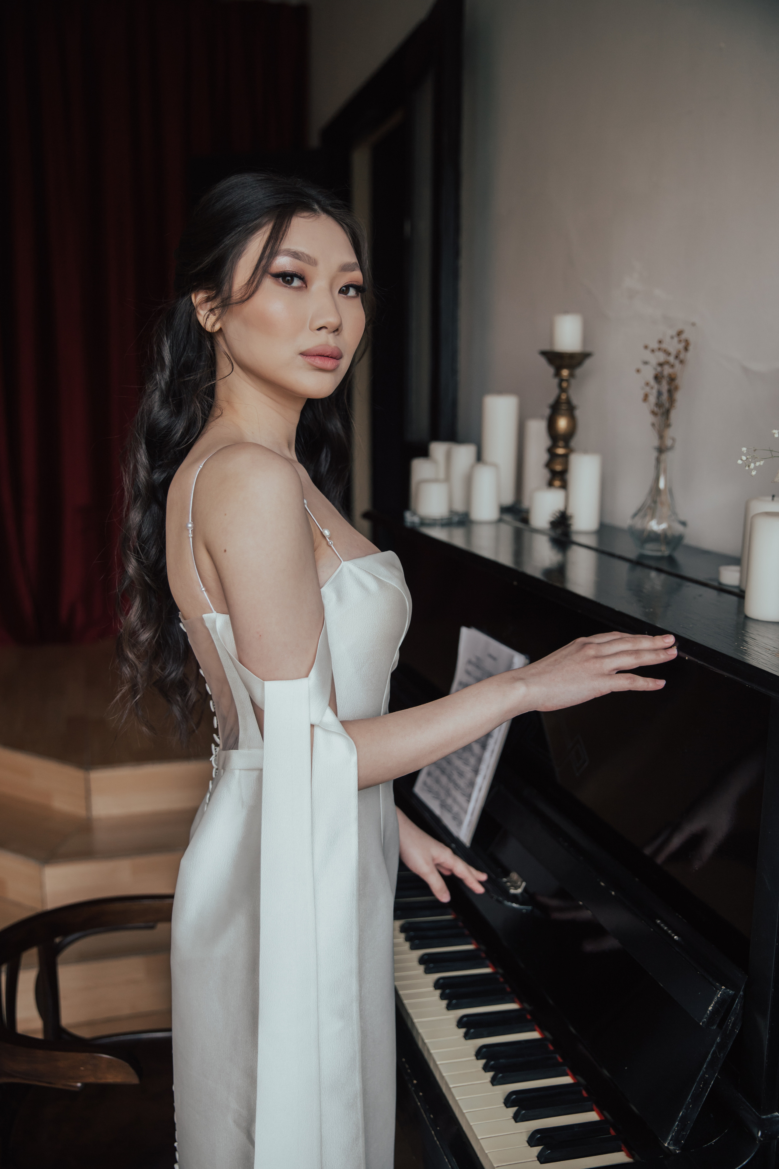 Невеста в студии. Свадебный фотограф Элина Чу, Элиста Калмыкия