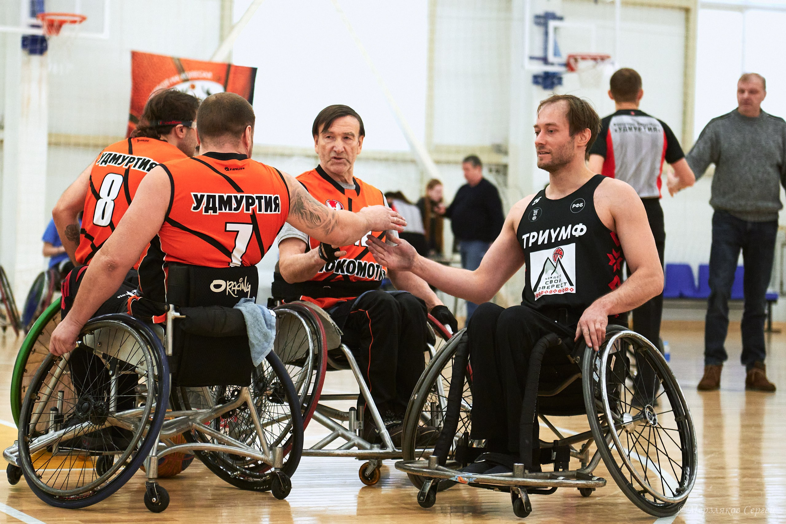 X традиционный Рождественский турнир по баскетболу на колясках. Ижевск. Спортивный репортажный фотограф в Ижевске Сергей Мерзляков