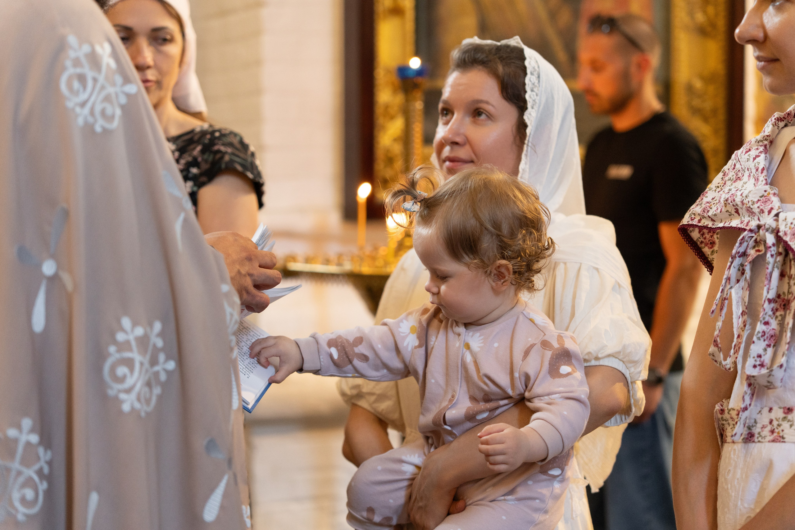 Крестины Майи в Старочеркасском Воскресенском войсковом соборе