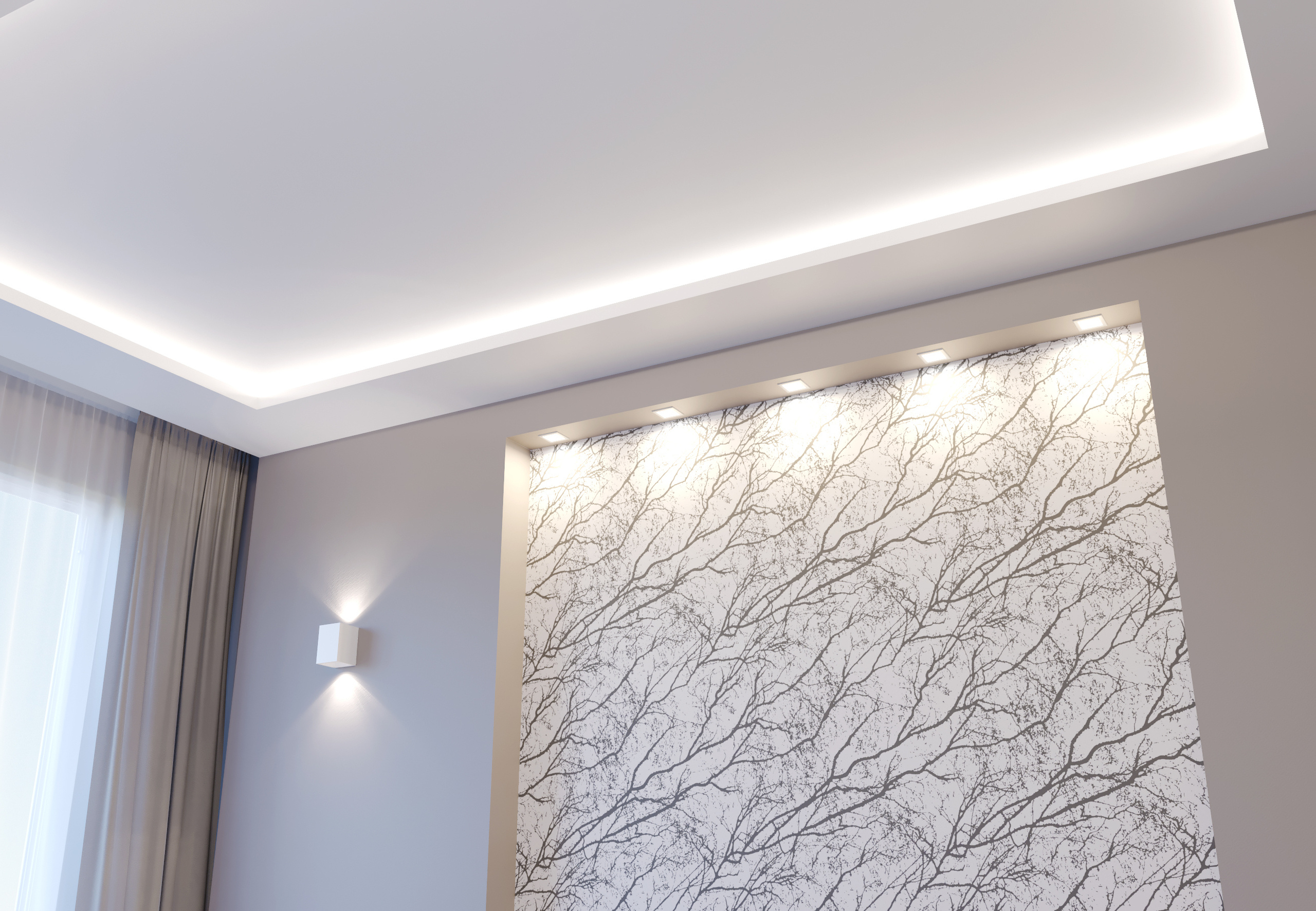 Гостевая комната. Intoo.ru — Дизайн интерьера в Москве. Частный дизайнер Роман Королев