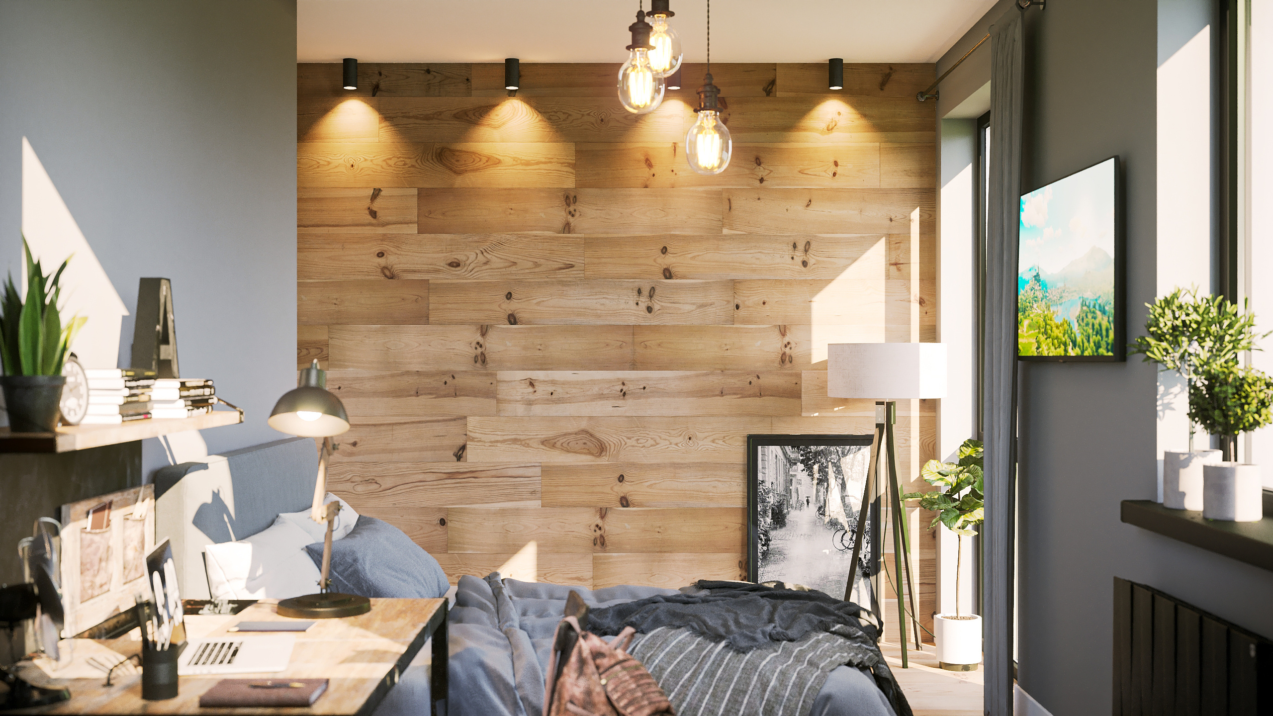 Комната старшего сына. Intoo.ru — Дизайн интерьера в Москве. Частный дизайнер Роман Королев