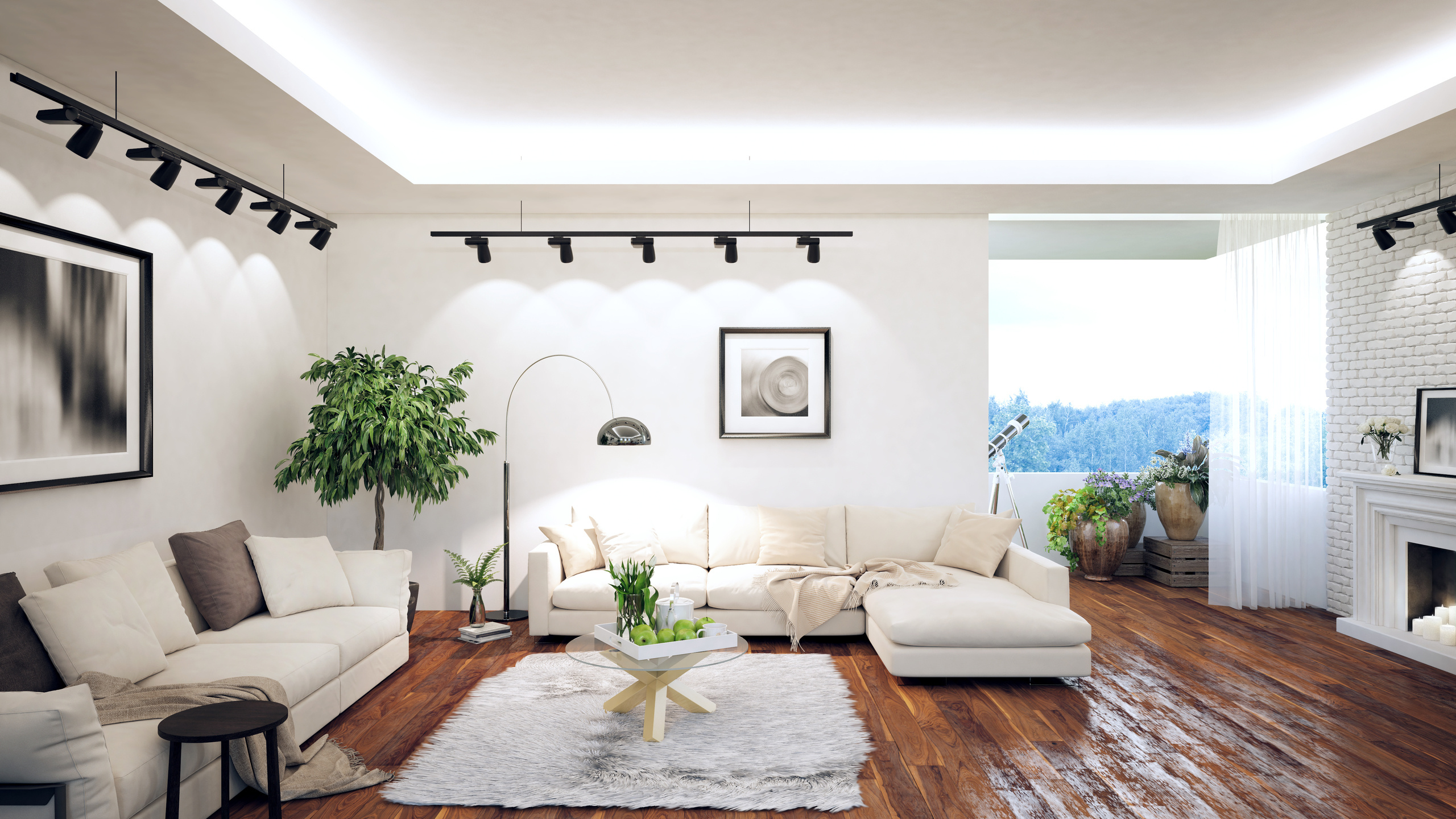 Гостиная в частном доме. Intoo.ru — Дизайн интерьера в Москве. Частный дизайнер Роман Королев