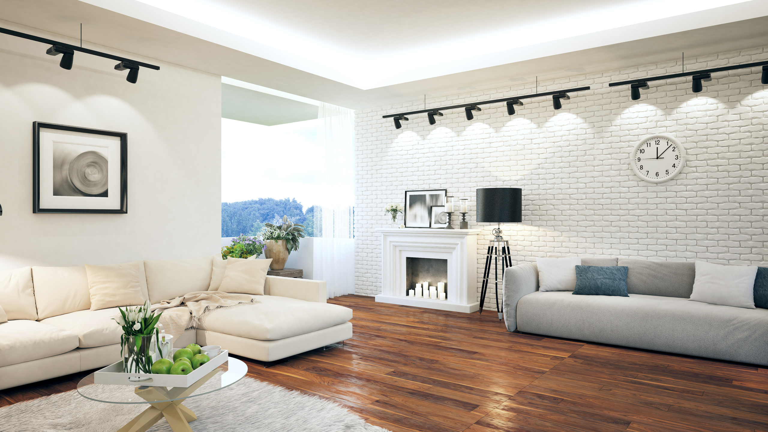 Гостиная в частном доме. Intoo.ru — Дизайн интерьера в Москве. Частный дизайнер Роман Королев