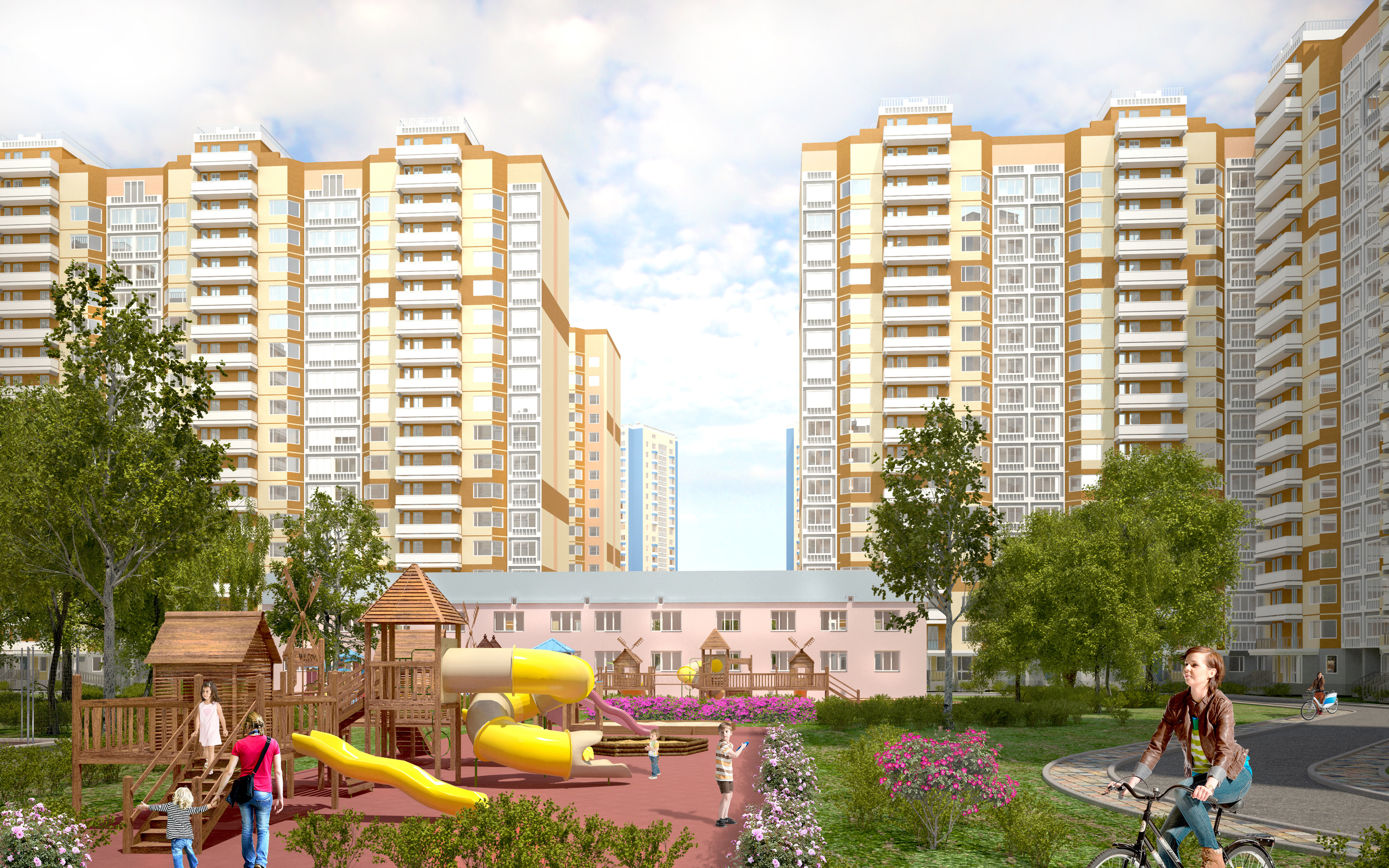 Создание визуализаций для сайта ЖК «Новое Домодедово». Intoo.ru — Дизайн интерьера в Москве. Частный дизайнер Роман Королев