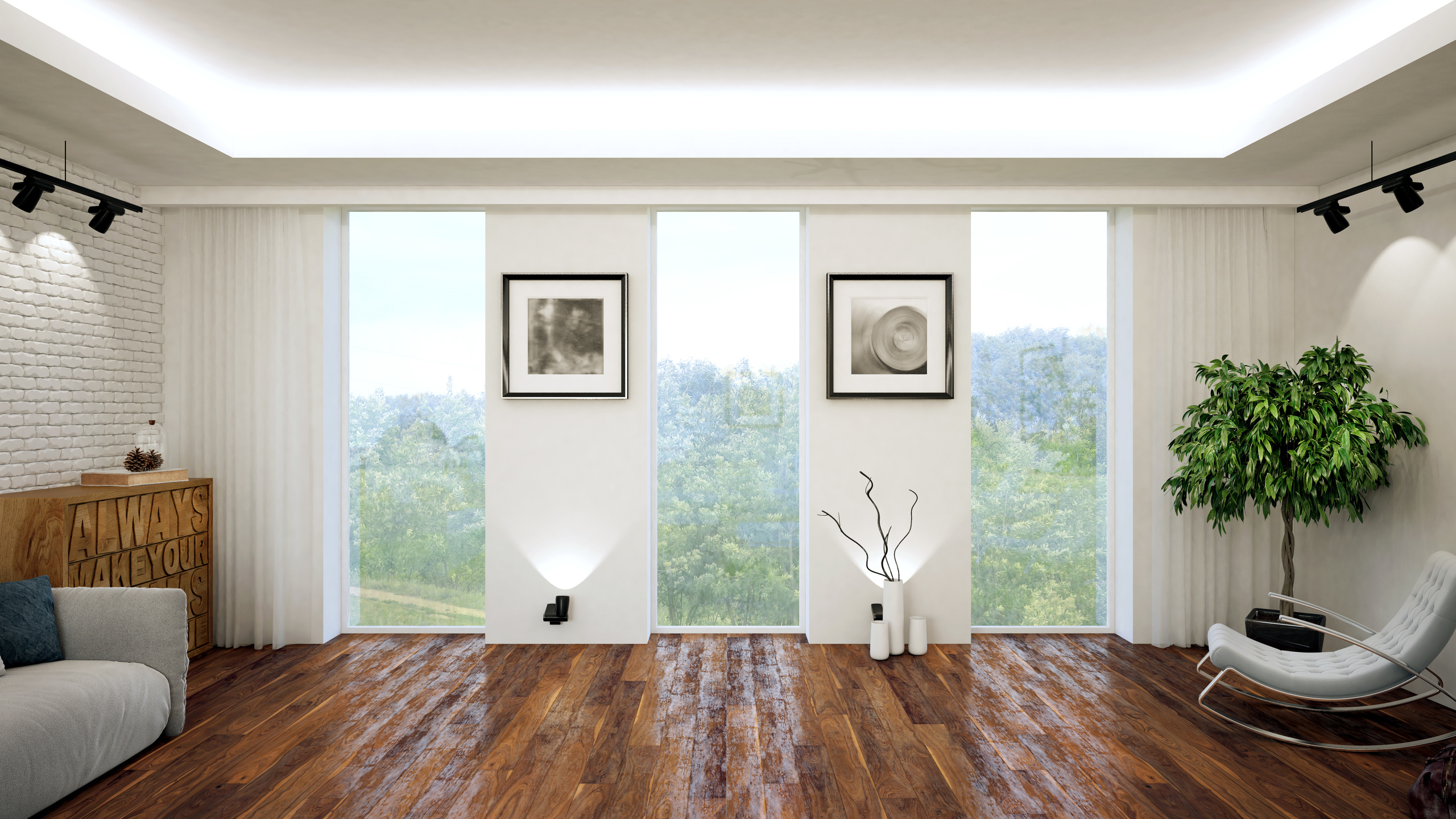 Гостиная в частном доме. Intoo.ru — Дизайн интерьера в Москве. Частный дизайнер Роман Королев