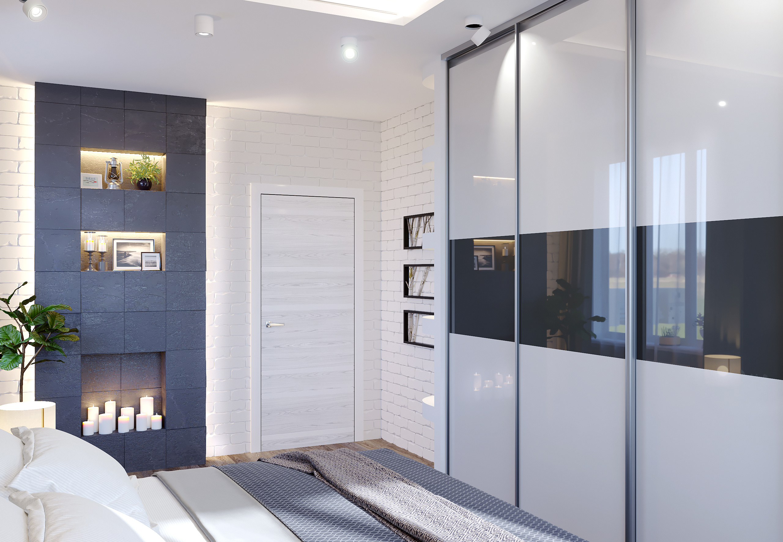 Хозяйская спальня. Intoo.ru — Дизайн интерьера в Москве. Частный дизайнер Роман Королев