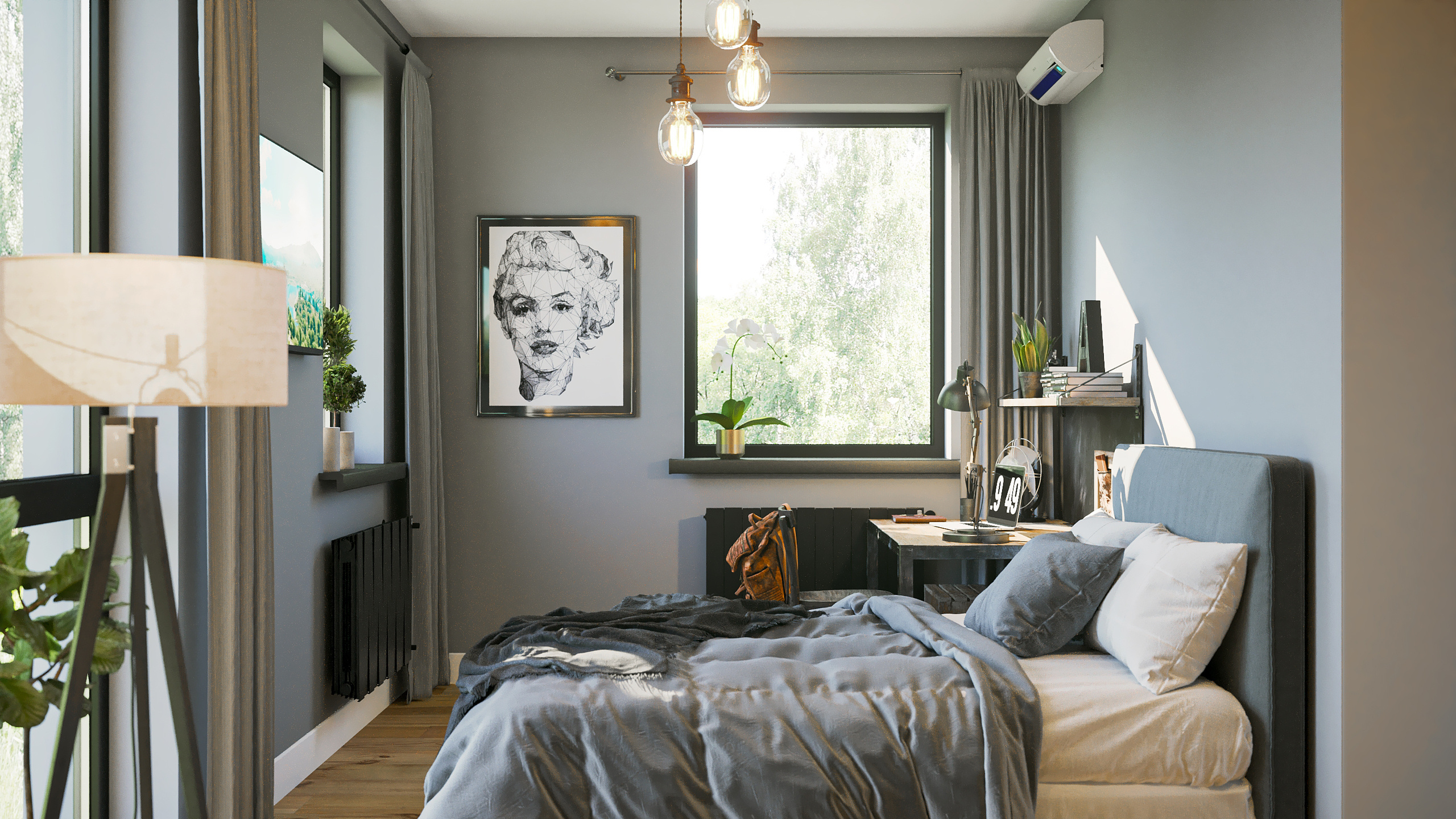 Комната старшего сына. Intoo.ru — Дизайн интерьера в Москве. Частный дизайнер Роман Королев