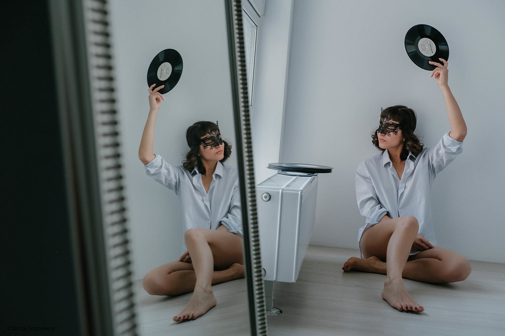 Фотосессия в нижнем белье в фотостудии