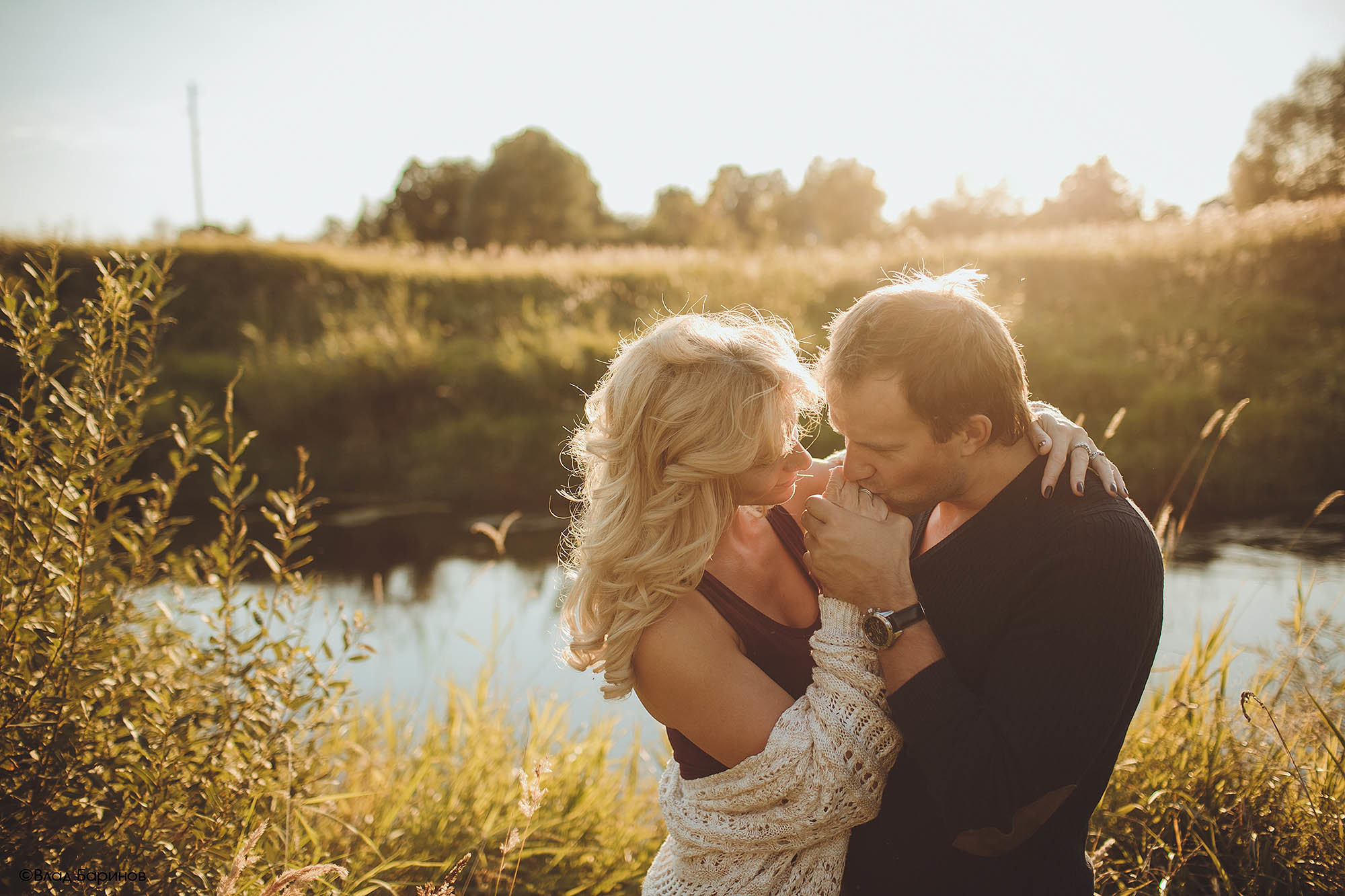 фотосессия для пары на природе