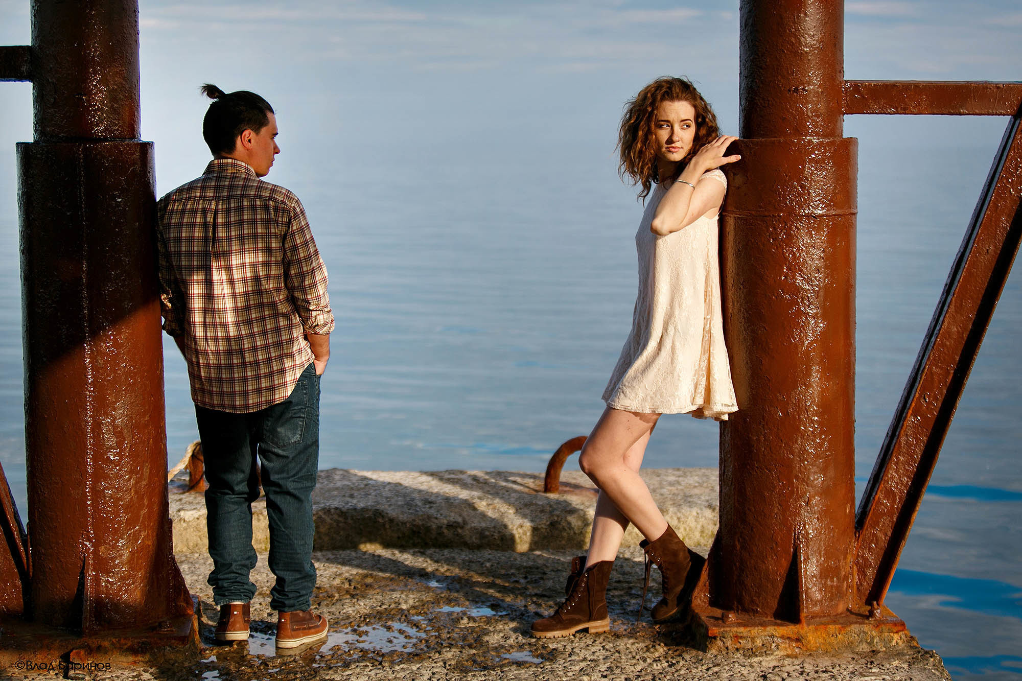романтическая фотосессия  у моря