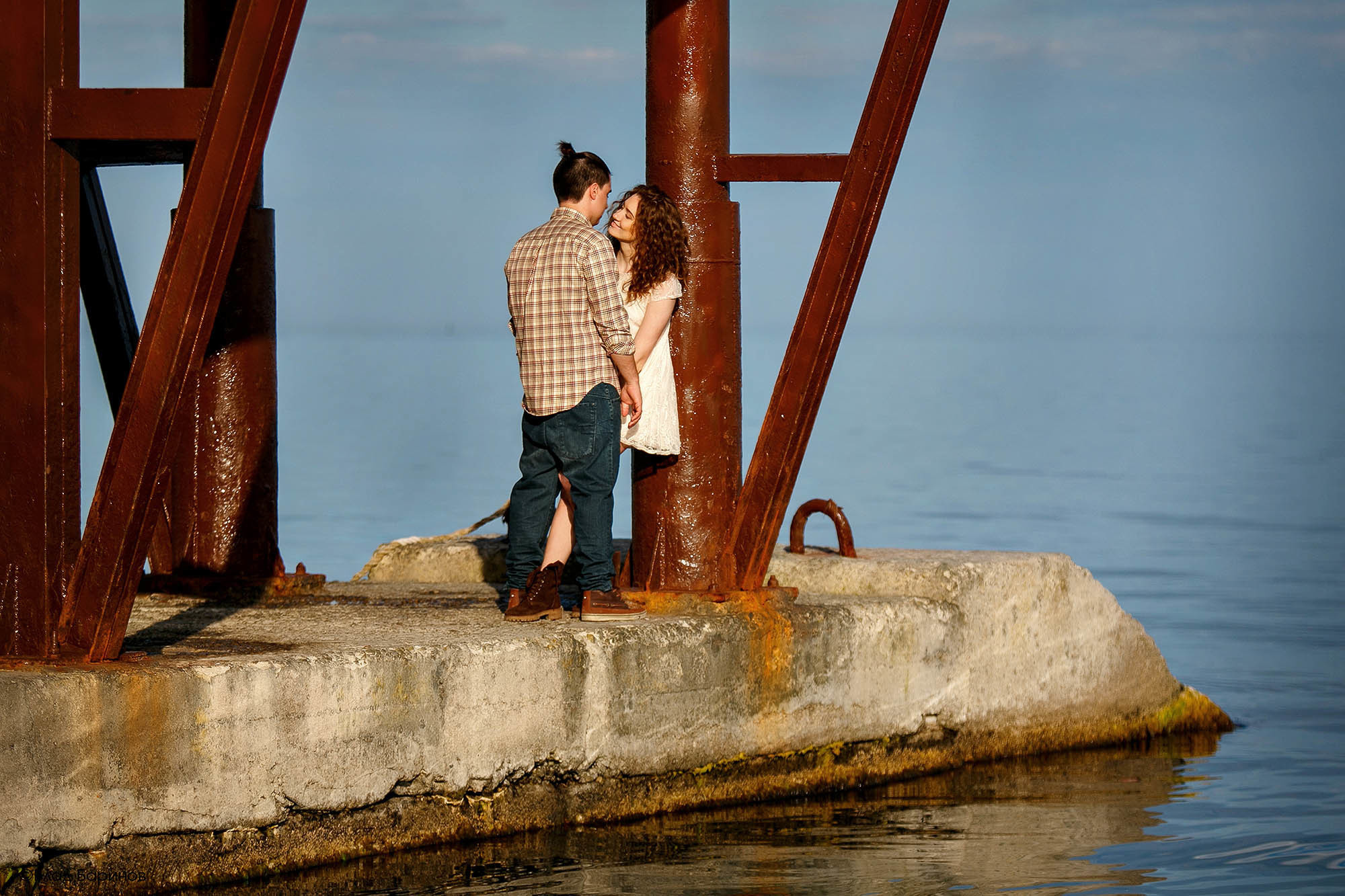 романтическая фотосессия  у моря