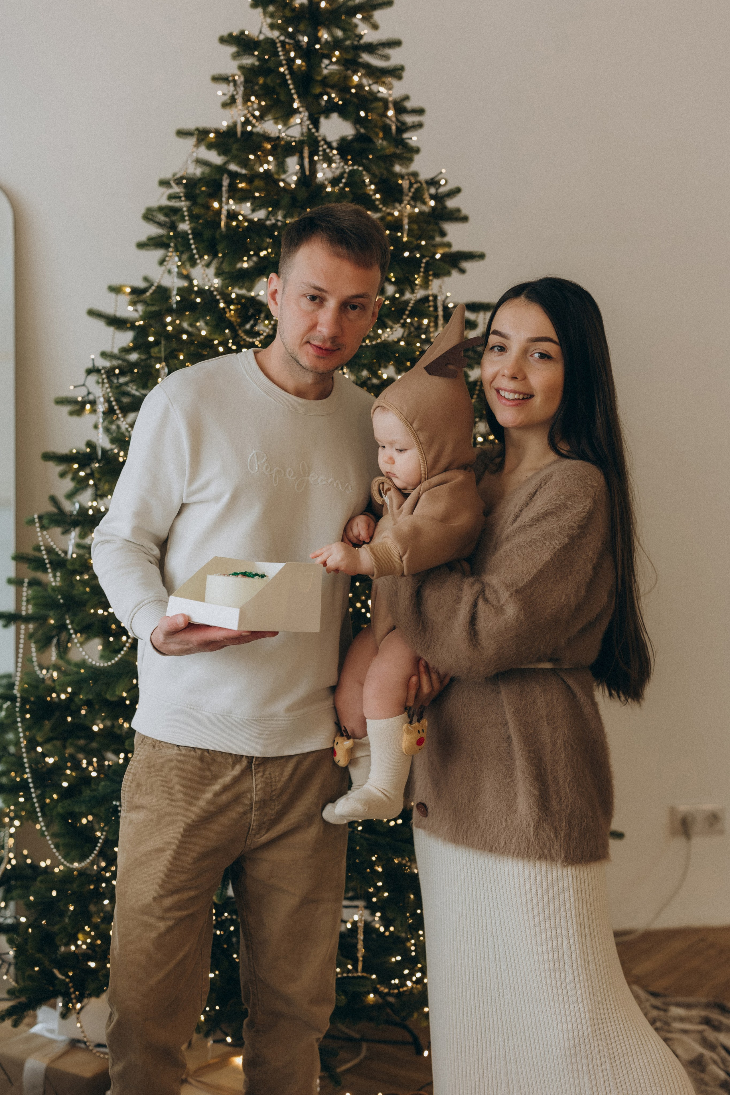 Семейная новогодняя фотосессия. Фотограф Москва Виктория-Антуанетта