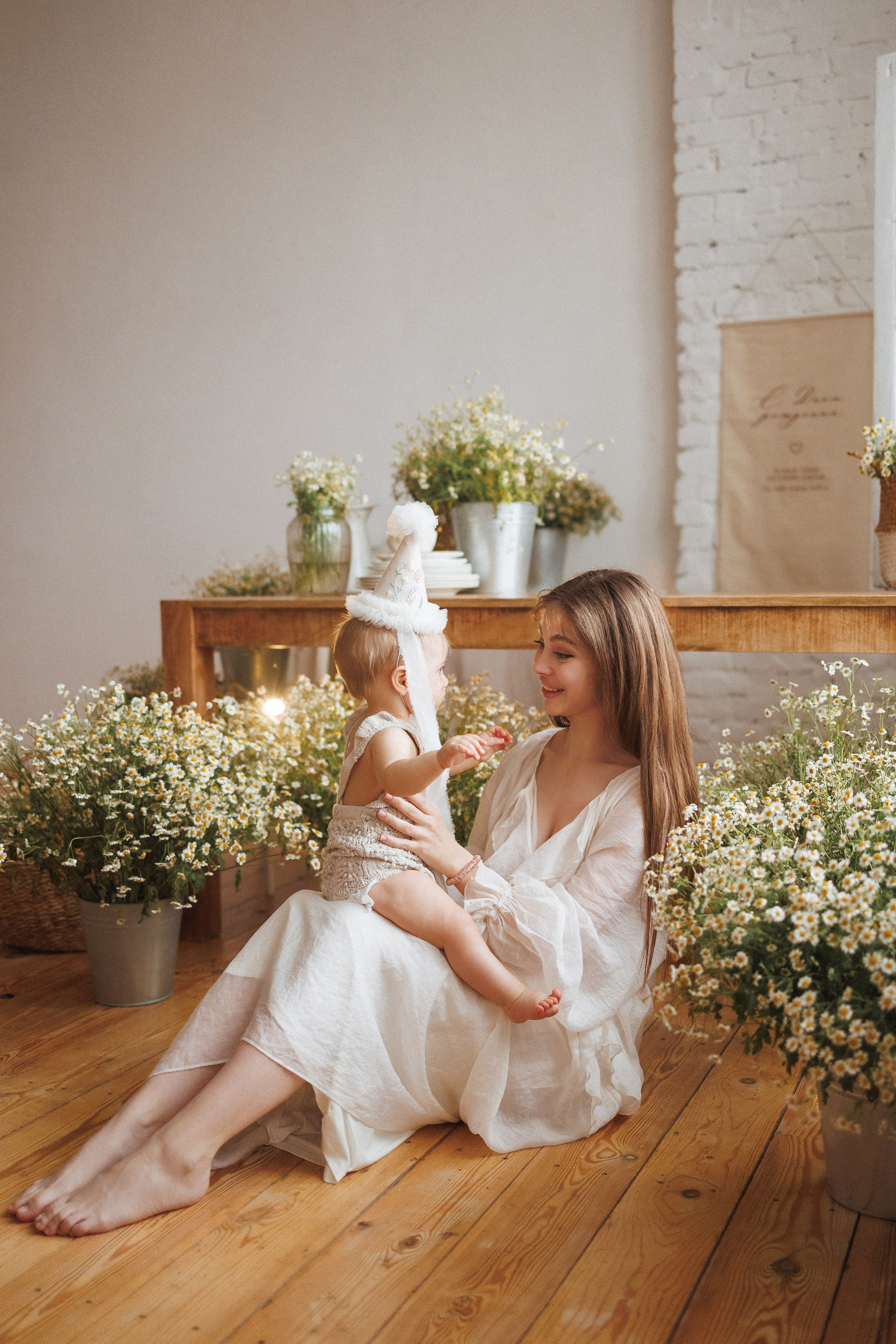 Фотосессия с Ромашками в фотостудии Space JOBS, город Краснодар. Семейный и детский фотограф в Краснодаре Анна Трашкова