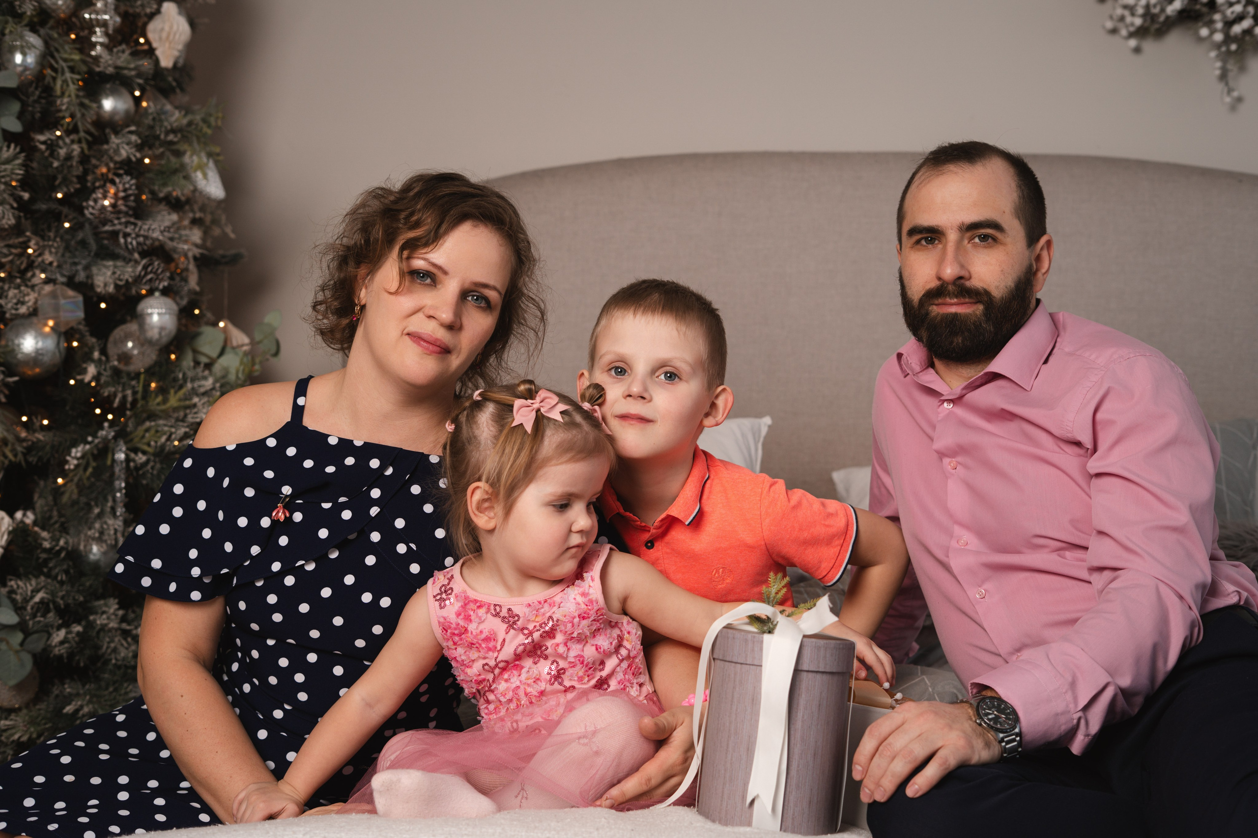 Семейная съемка в студии, дома. Семейный и детский фотограф в Санкт-Петербурге Анна Никитина