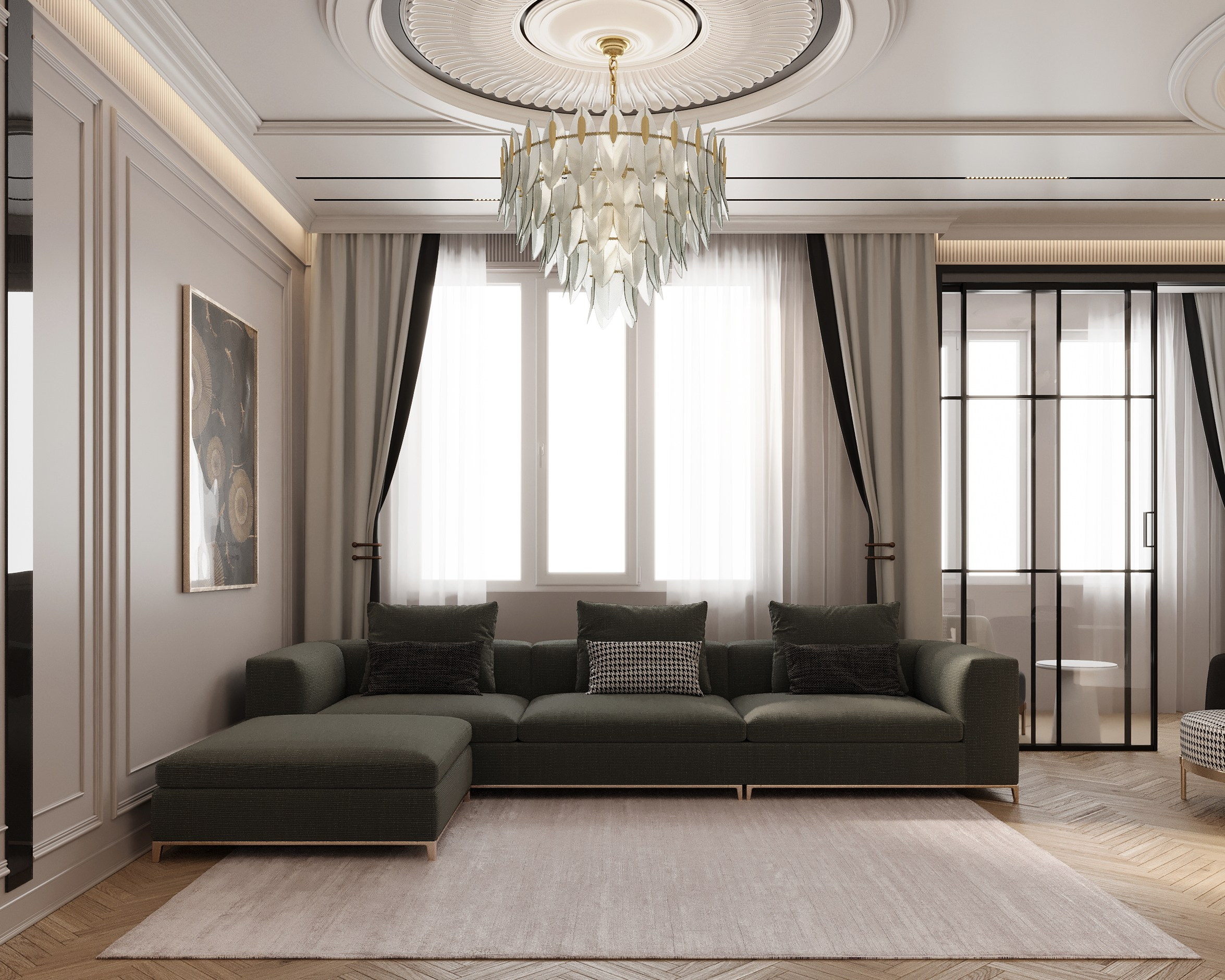 ЖК «REMIZOVKA», 153 м². Room Design Studio