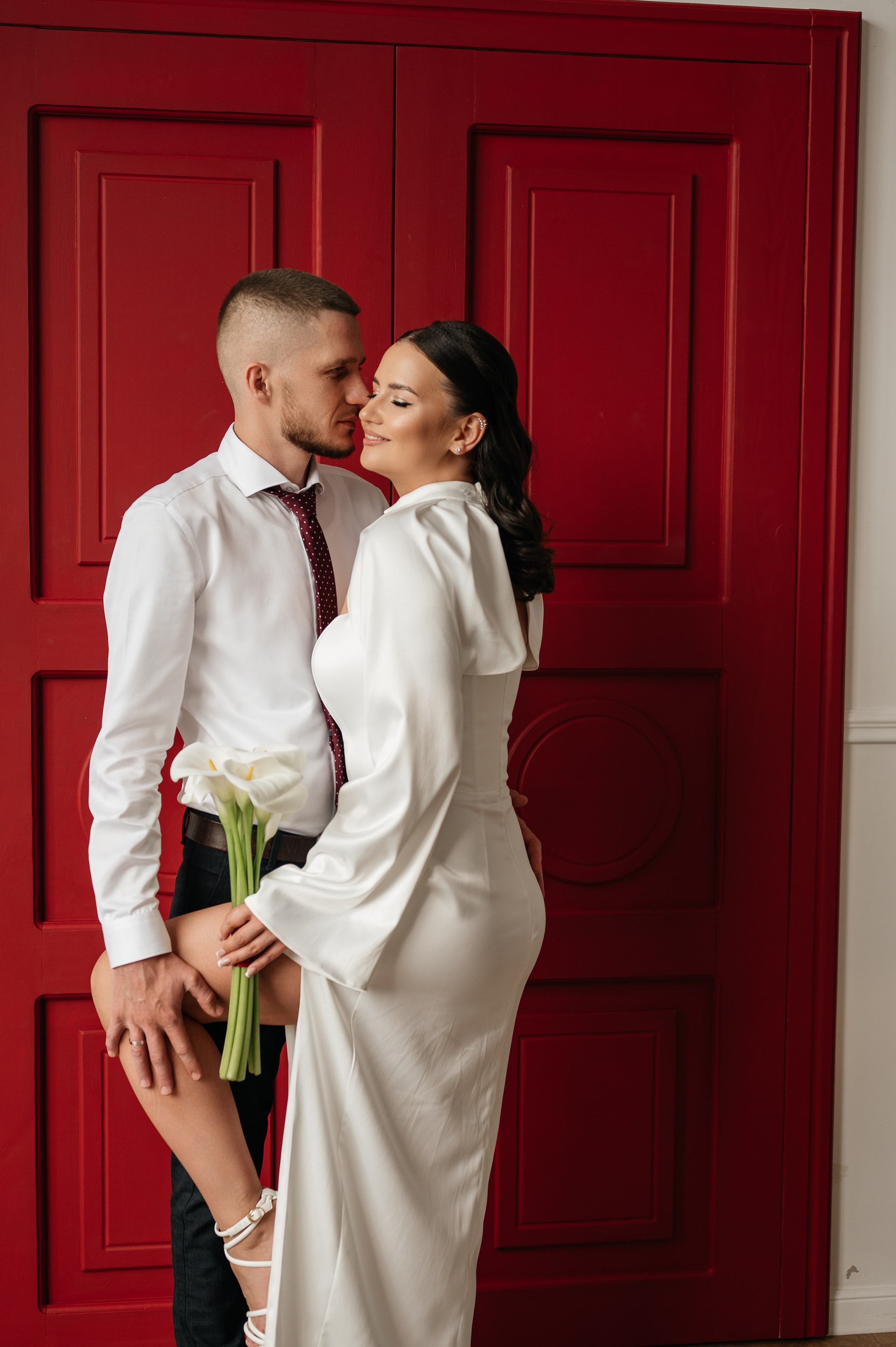 Свадебная фотосессия в студии. Свадебный и семейный фотограф в Краснодаре Алина Мельник