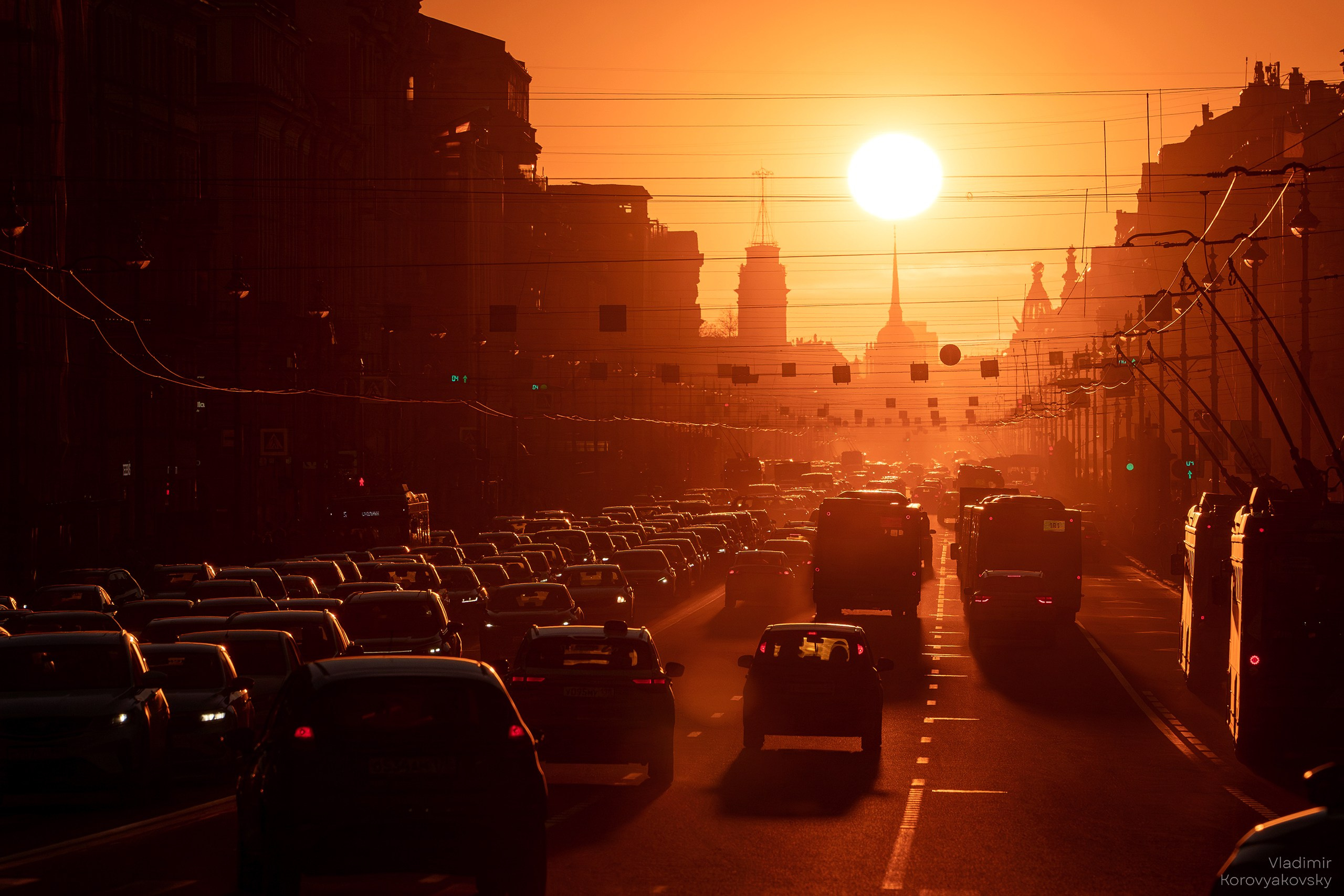 City landscape. Photographer Vladimir Korovyakovsky