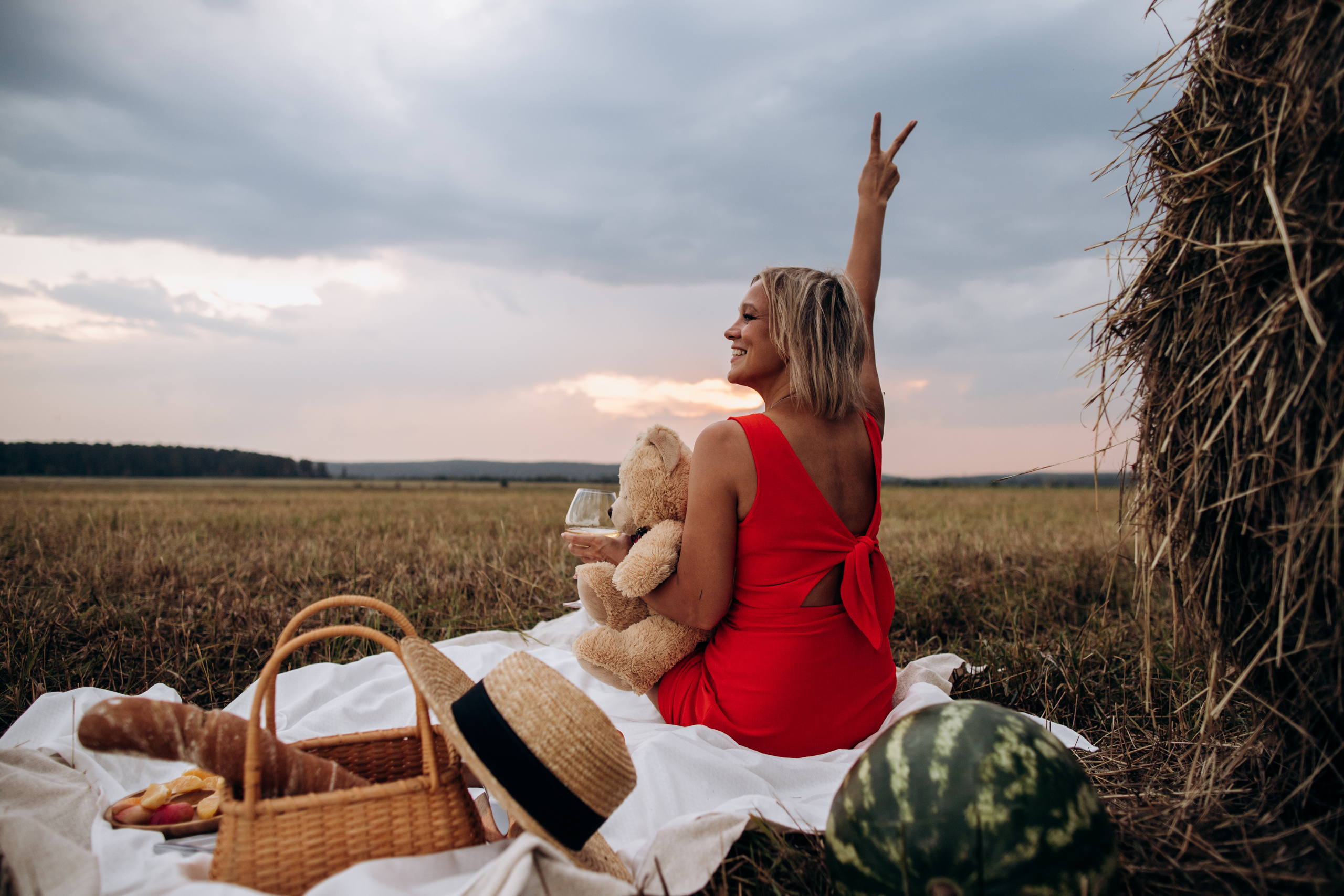 В полях…. Свадебный и семейный фотограф Анна Печенкина