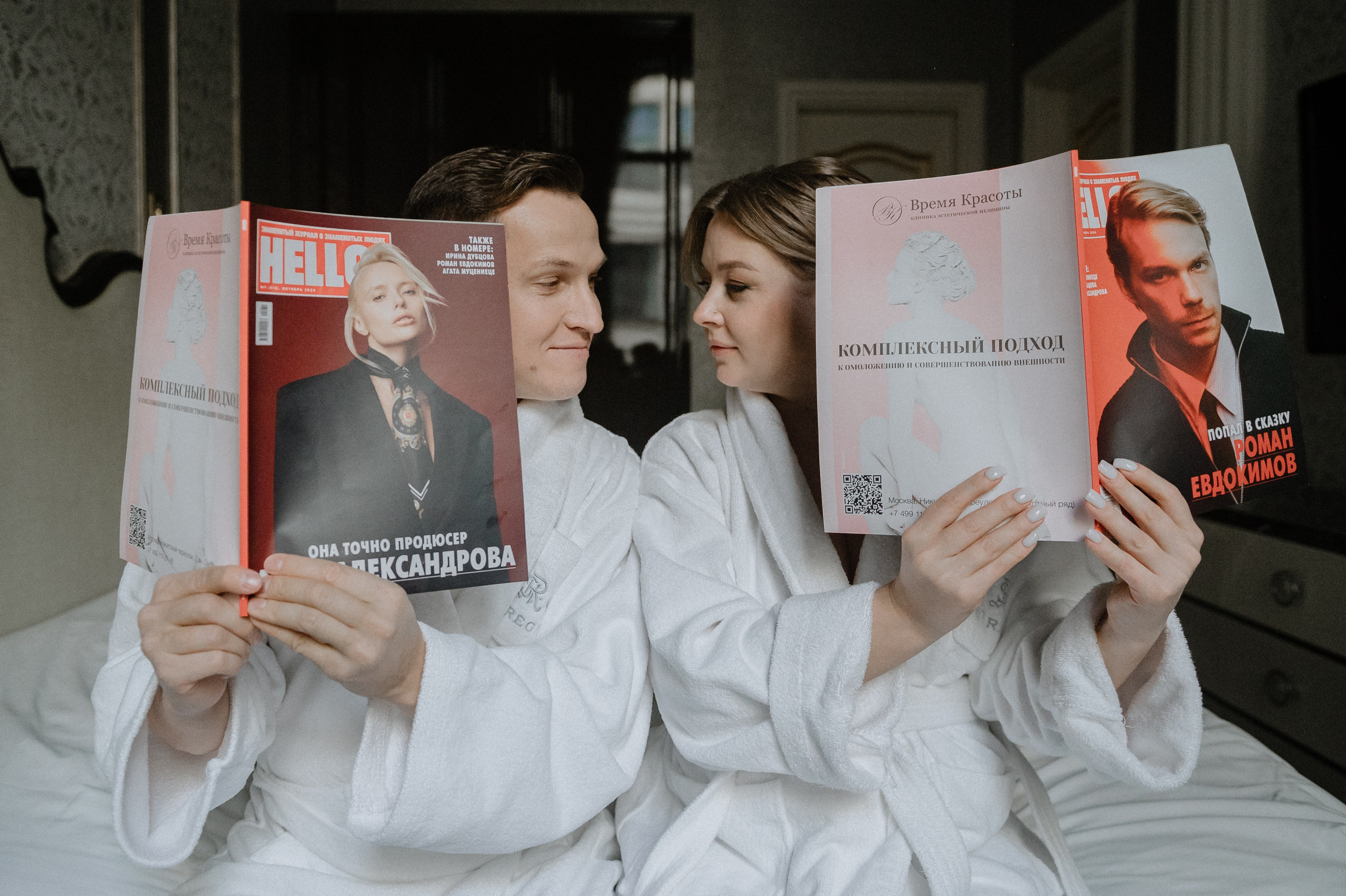 Свадебная фотосессия сборов в отеле St. Regis Nikolskaya