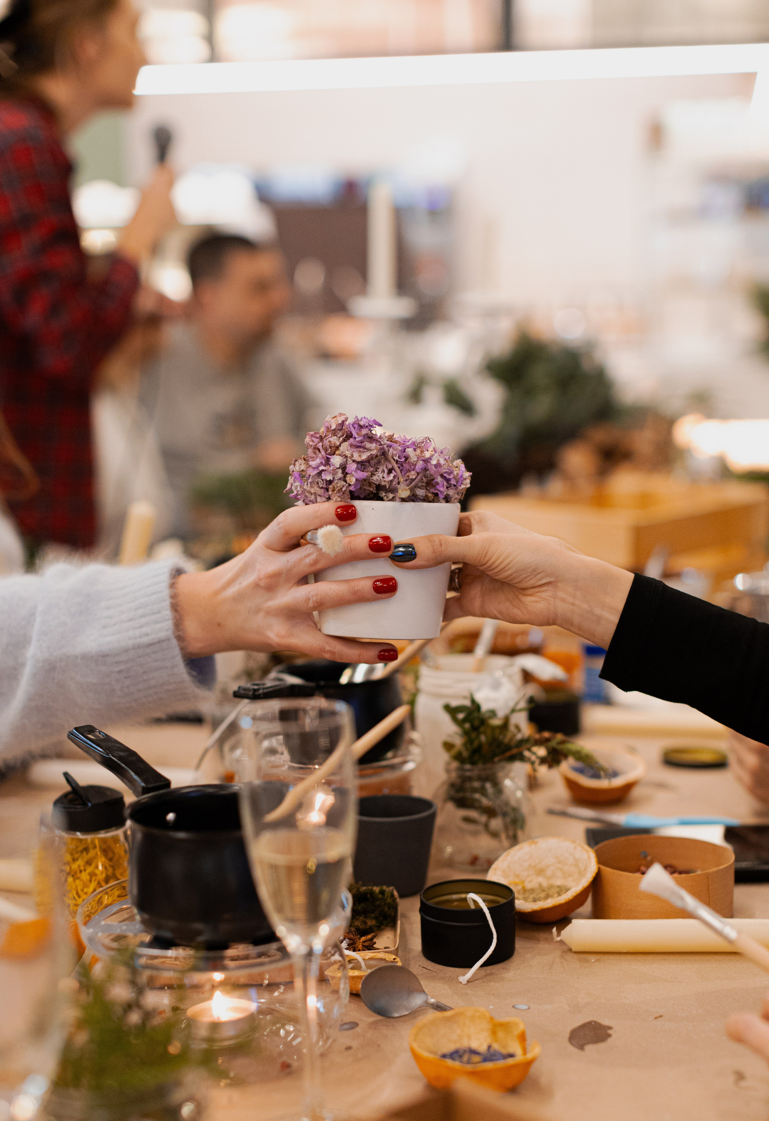 Мк свечи и венок (новогодний корпоратив). Анастасия Ракчеева Художник