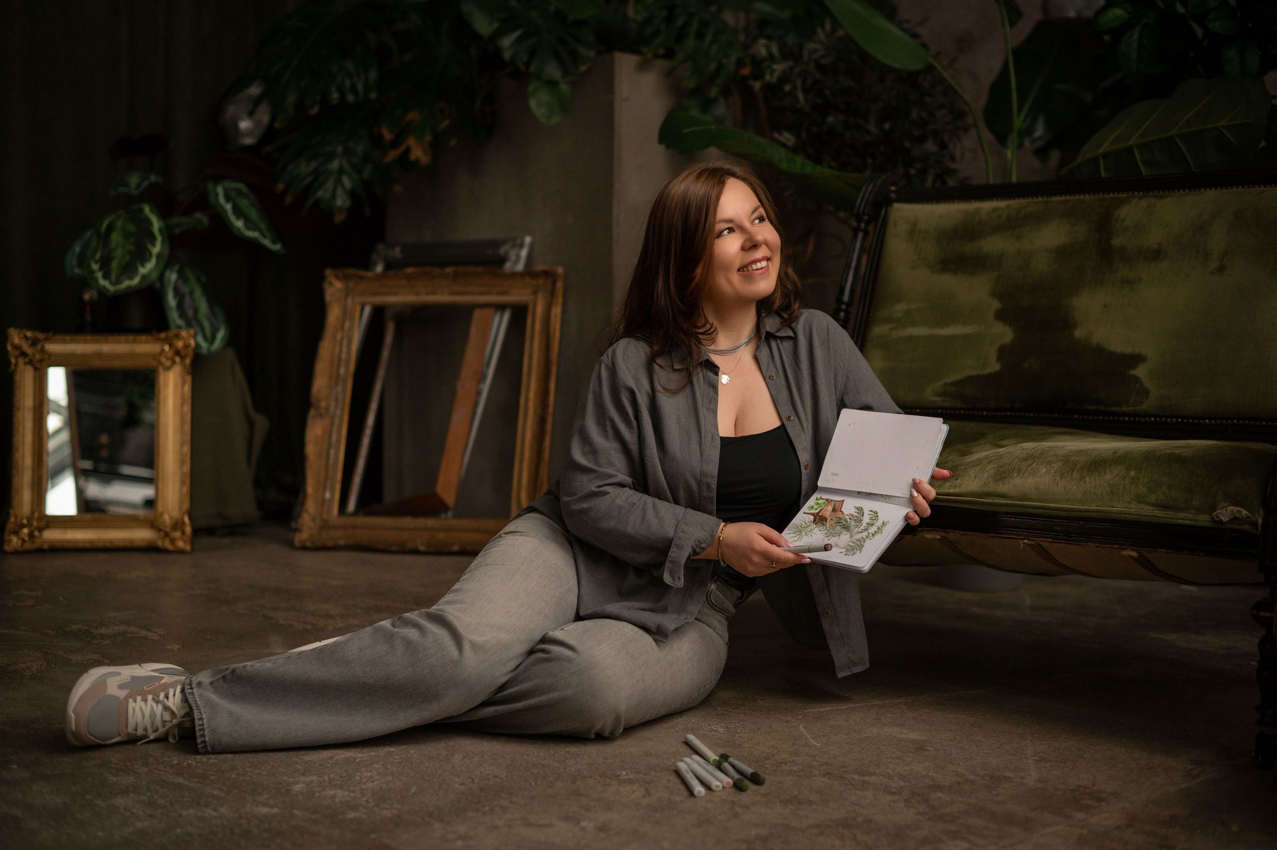 Анна в студии Пространство