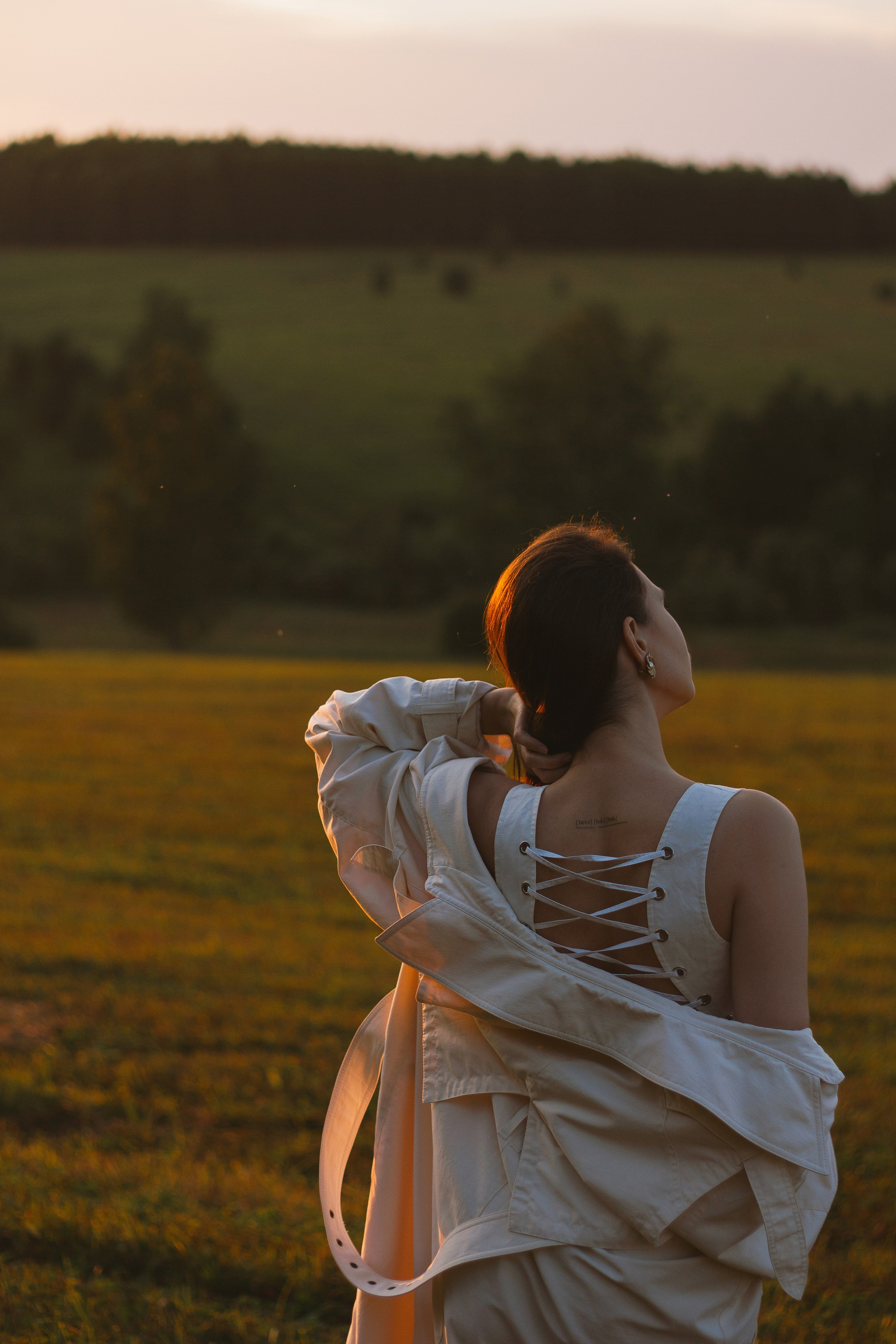 Оля, закат. Анастасия Дубцова. Фотограф в Кемерово