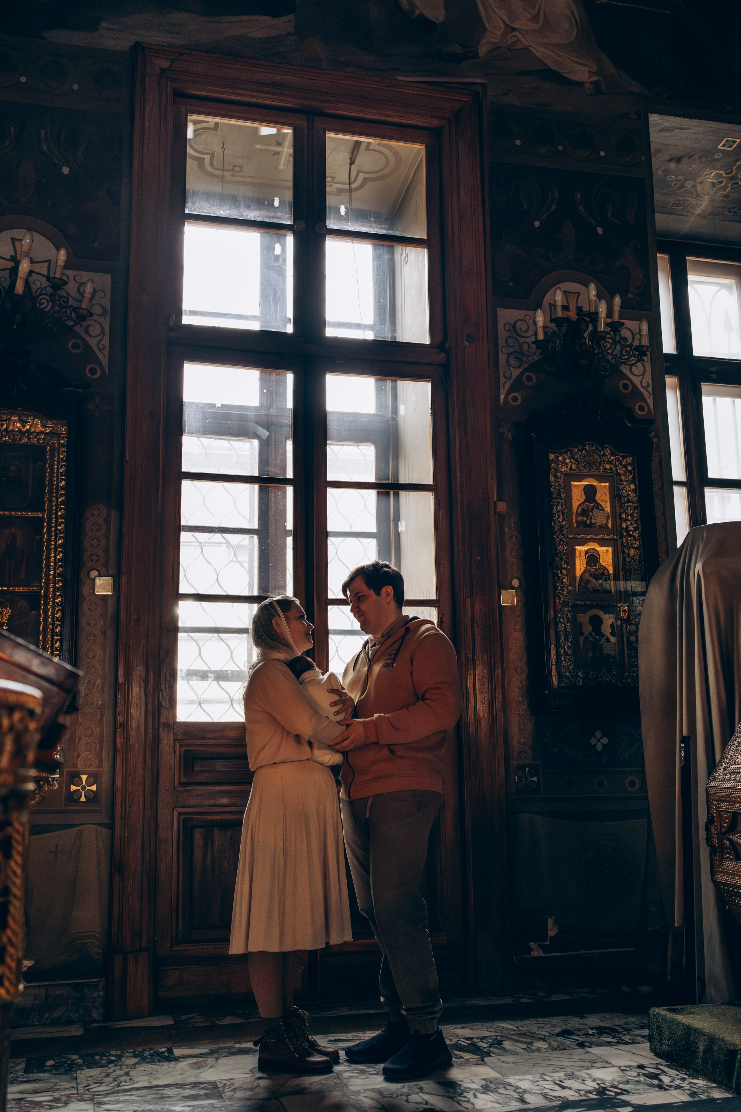 Крещение в Храме Воскресения Словущего в Даниловской Слободе. Главная