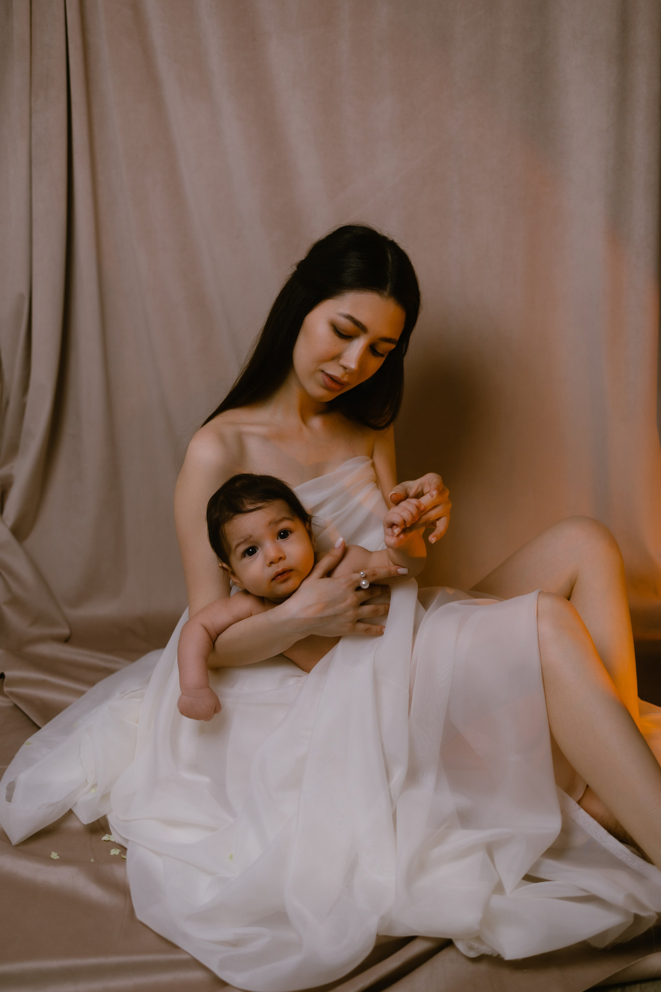 Вера и Арон, мама с малышом. Семейный и свадебный фотограф в Самаре Анастасия Воропаева