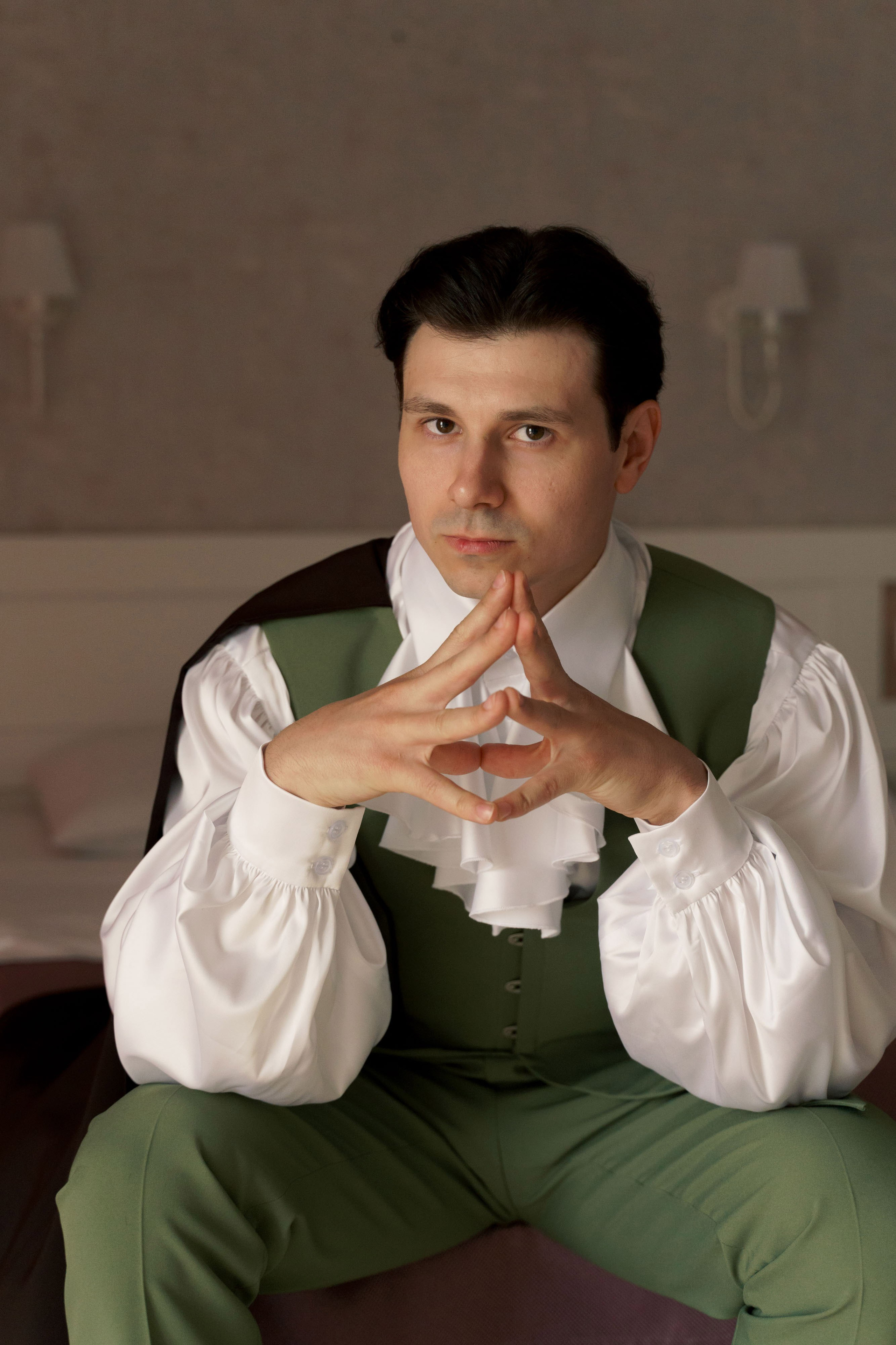 фотосессия сборов жениха