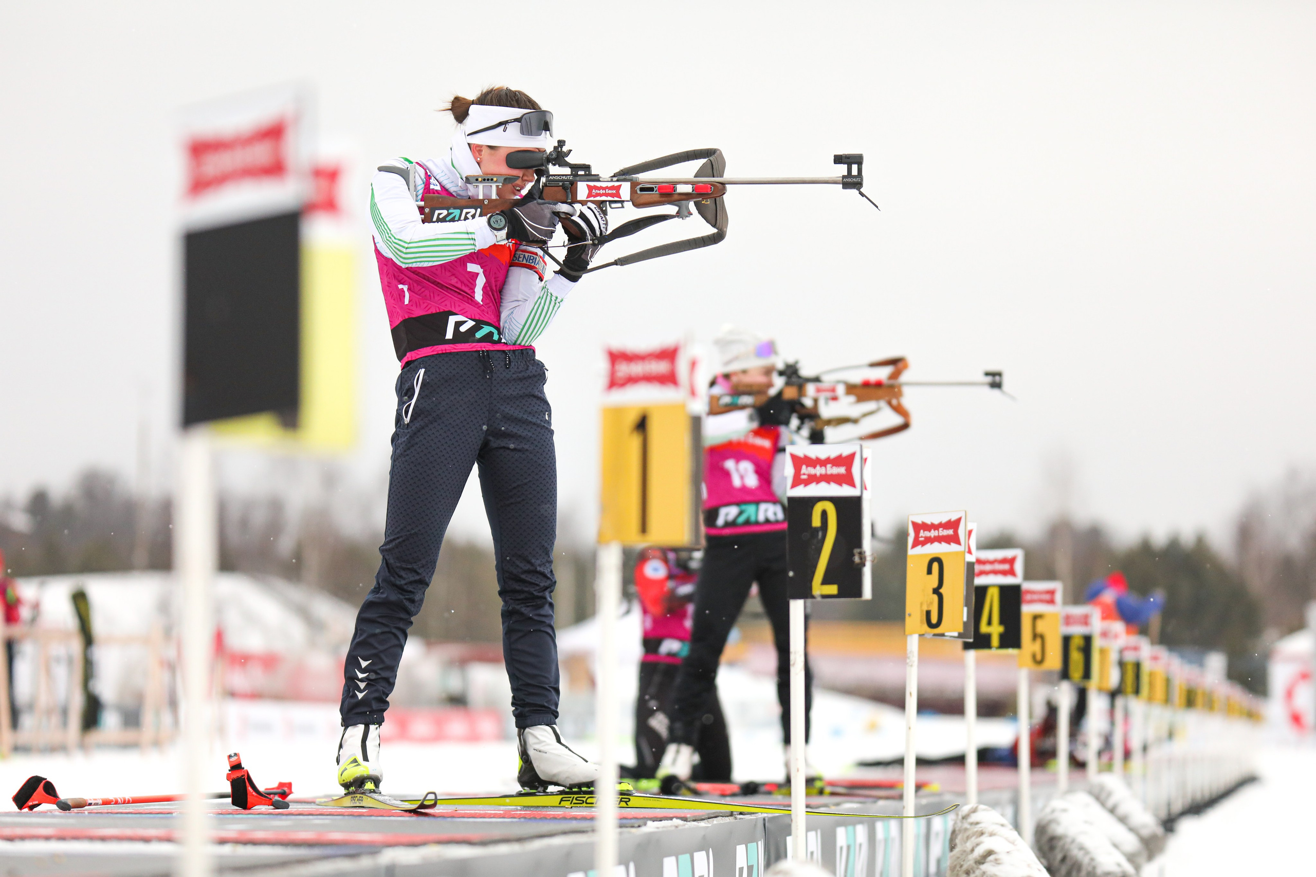 Биатлон. Спортивный фотограф в Сочи Красной поляне Сергей Канада