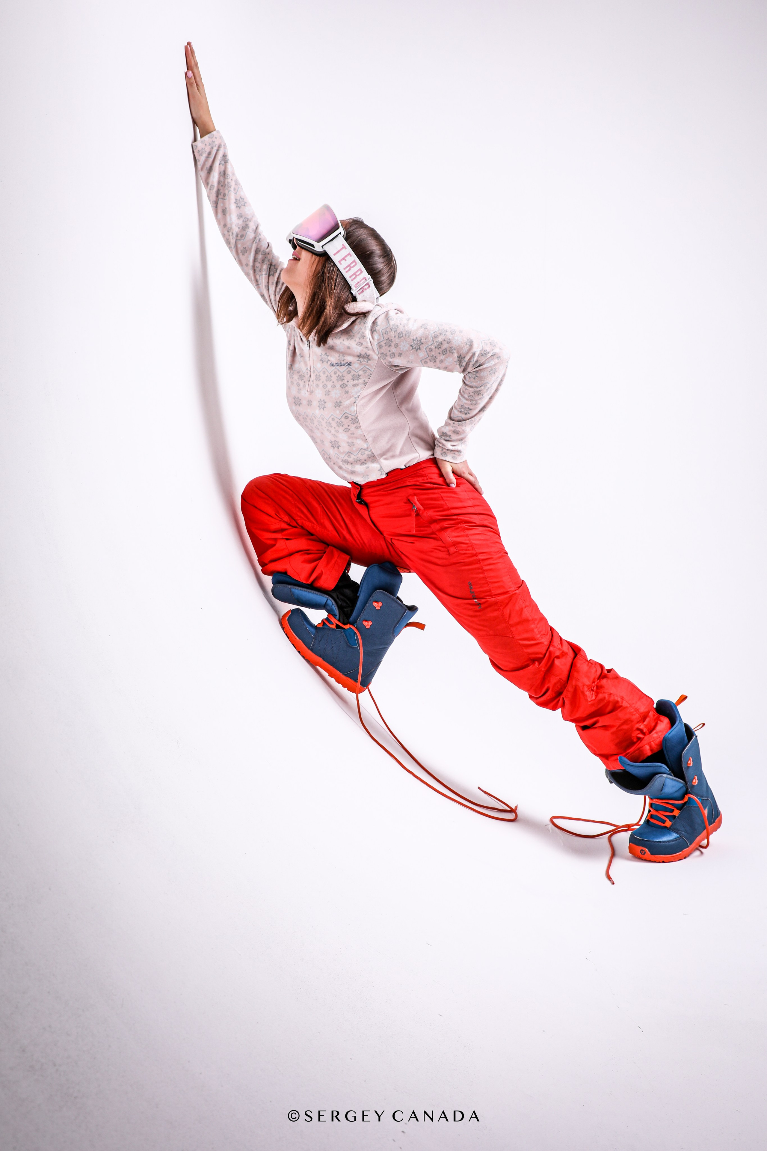 Алина и сноуборд