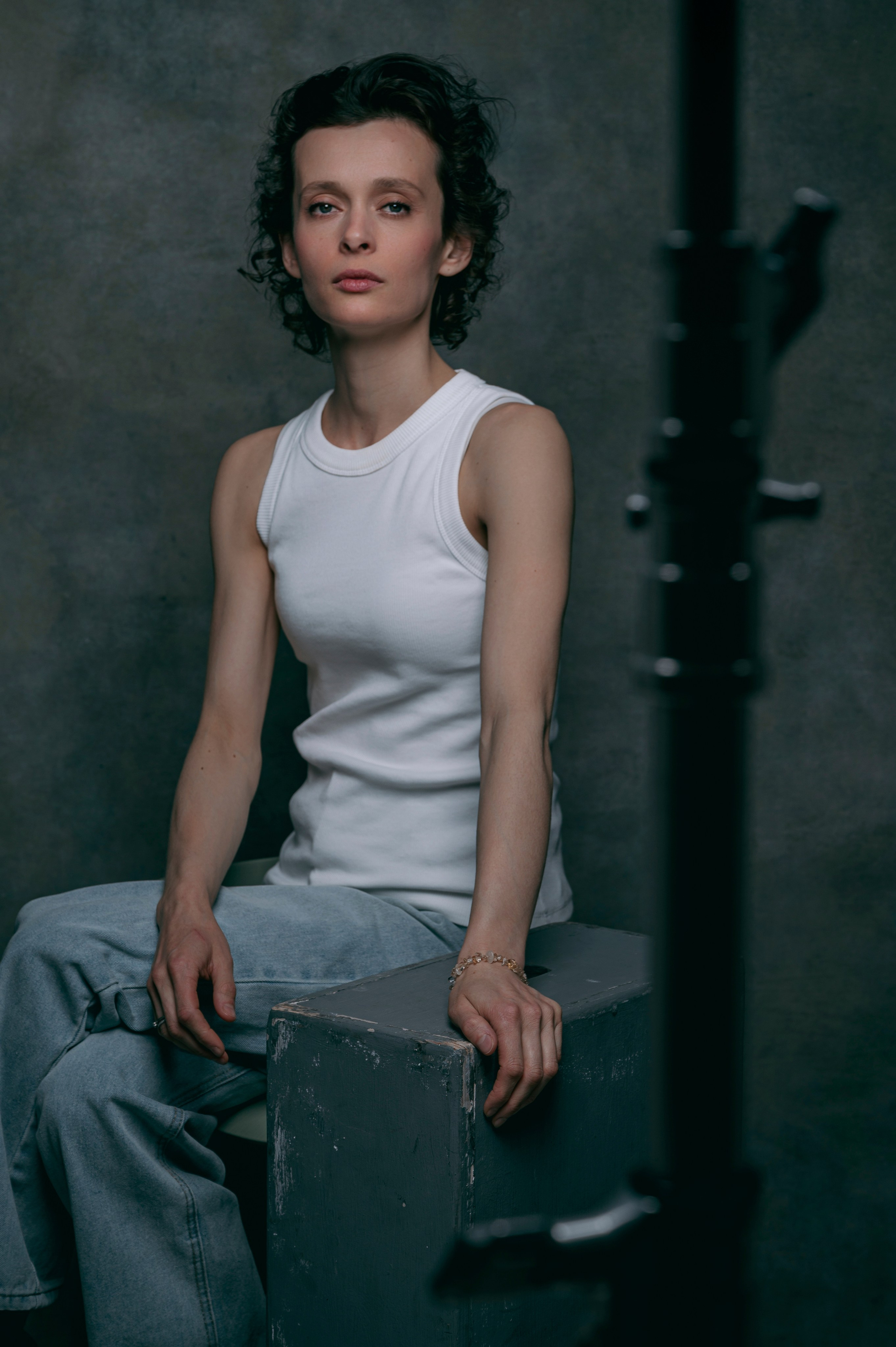 Студийная съемка для актрисы Кристины Каковкиной. Портретный фотограф в Москве Ковалева Валентина