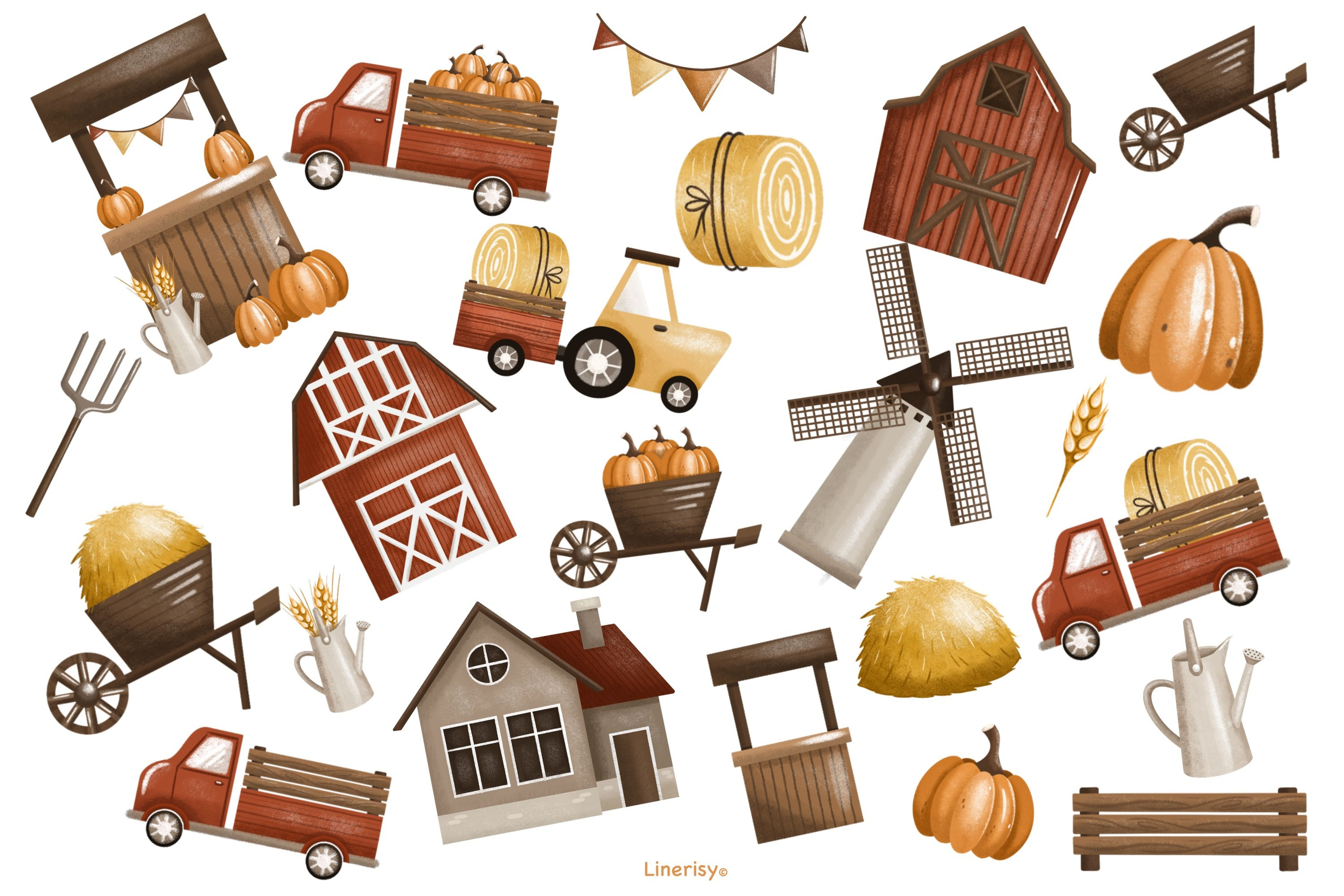 Графические иллюстрации, композиции, элементы. Художник-иллюстратор Евгения Бекренёва