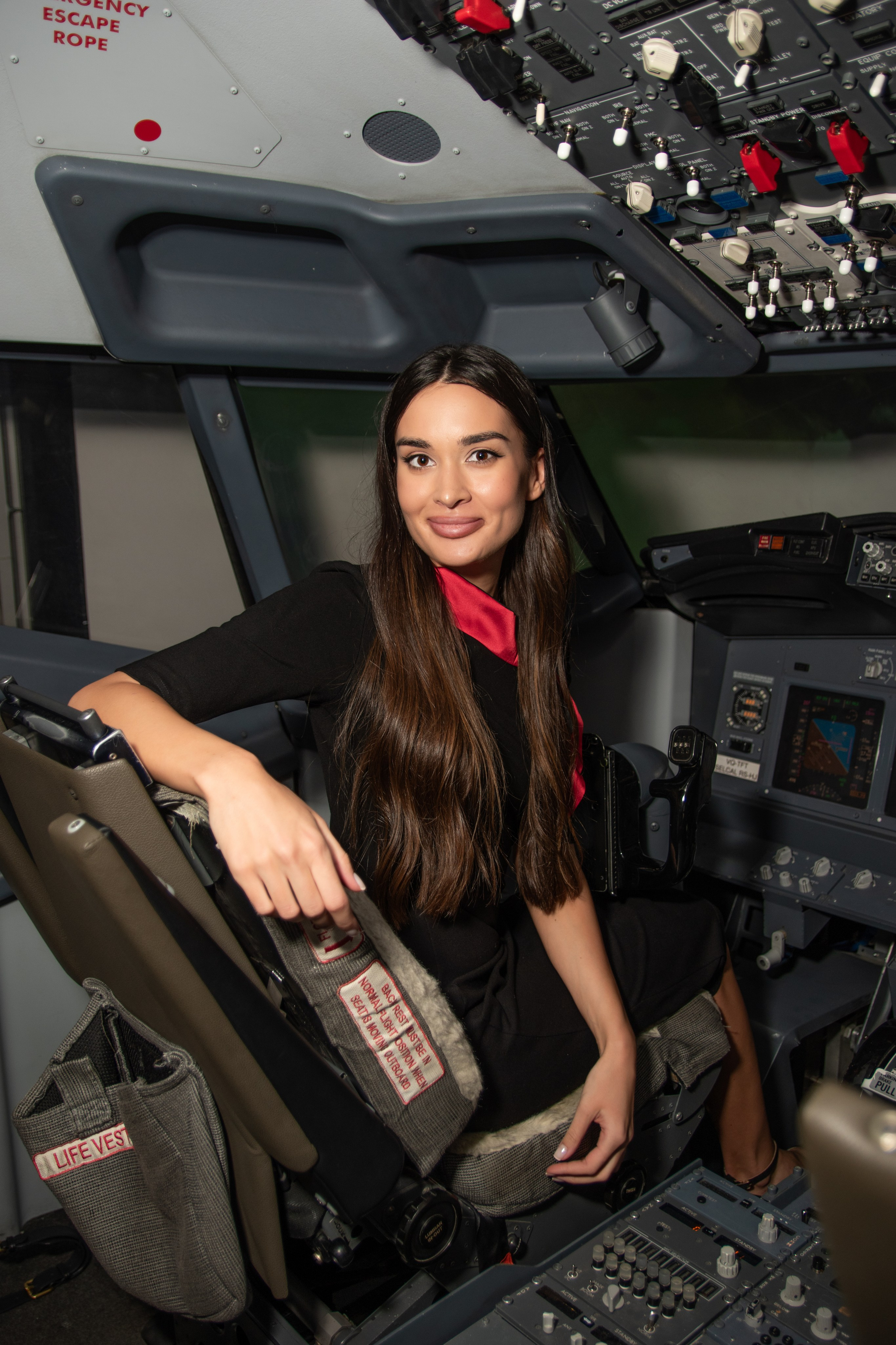 Полёты. Стюардесса. Фотограф Лобанов Антон, г. Москва