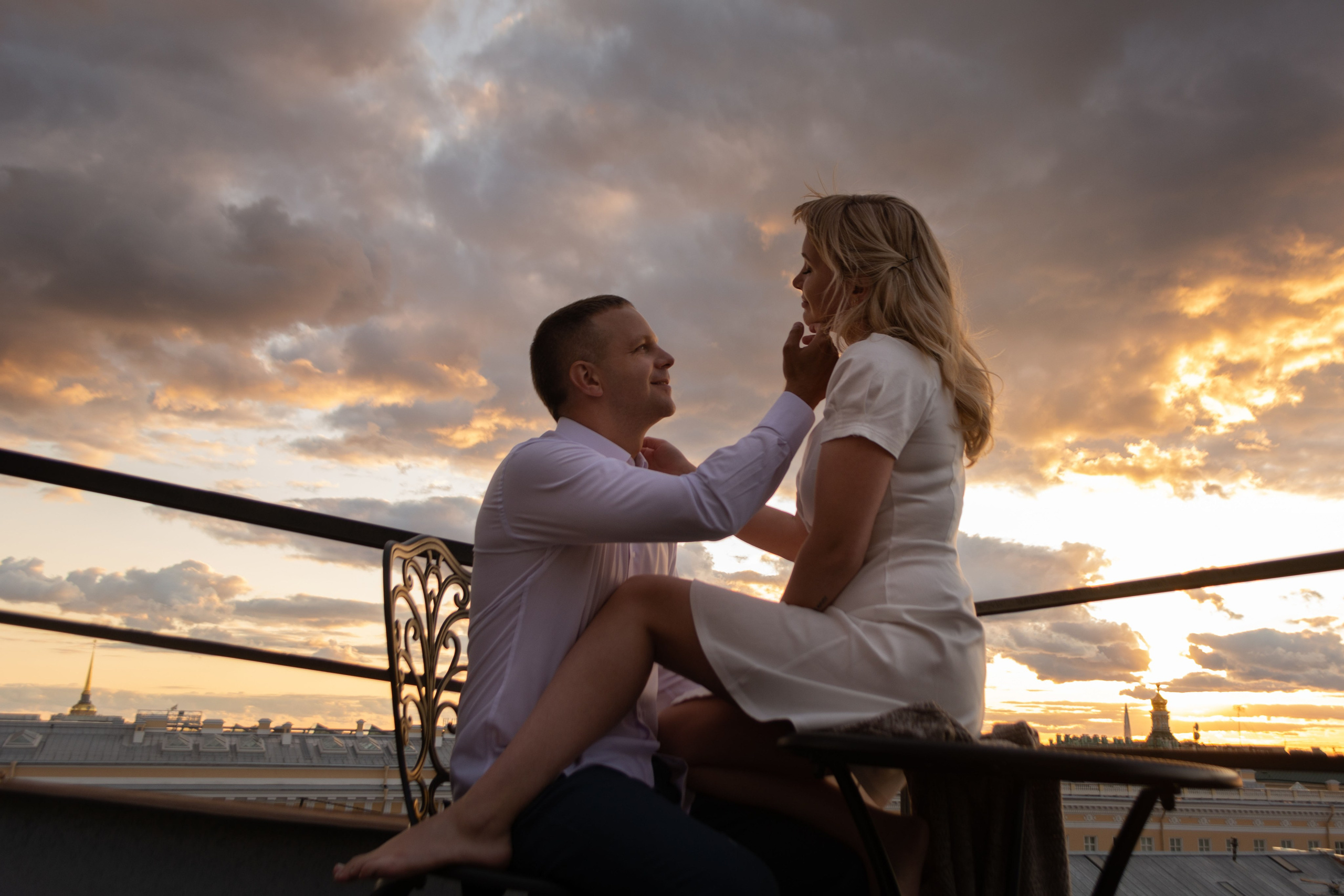 Love Story на крыше. Портретный фотограф в Санкт-Петербурге Наталья Родионова