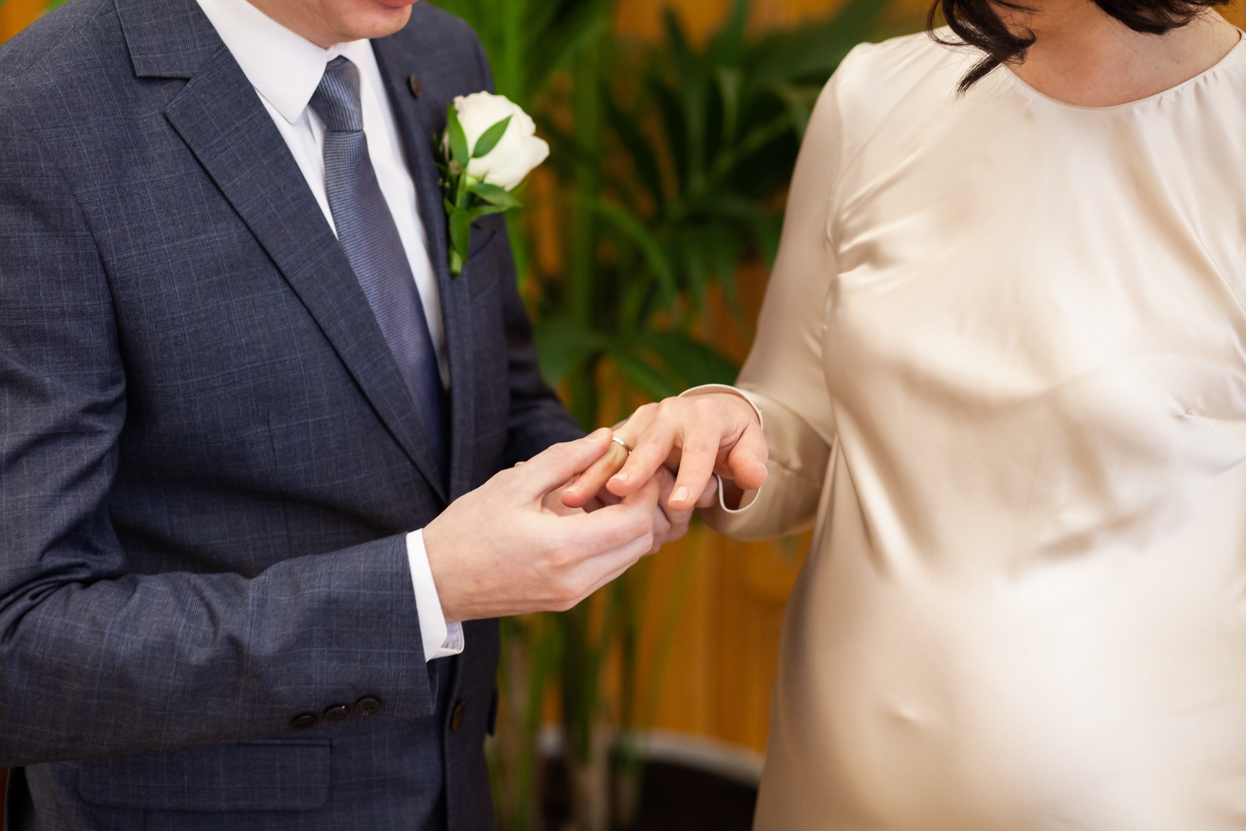 Съемка регистрации в Грибоедовском ЗАГСе. Фотографы в Москве Светлана Устинова и Сергей Грачев