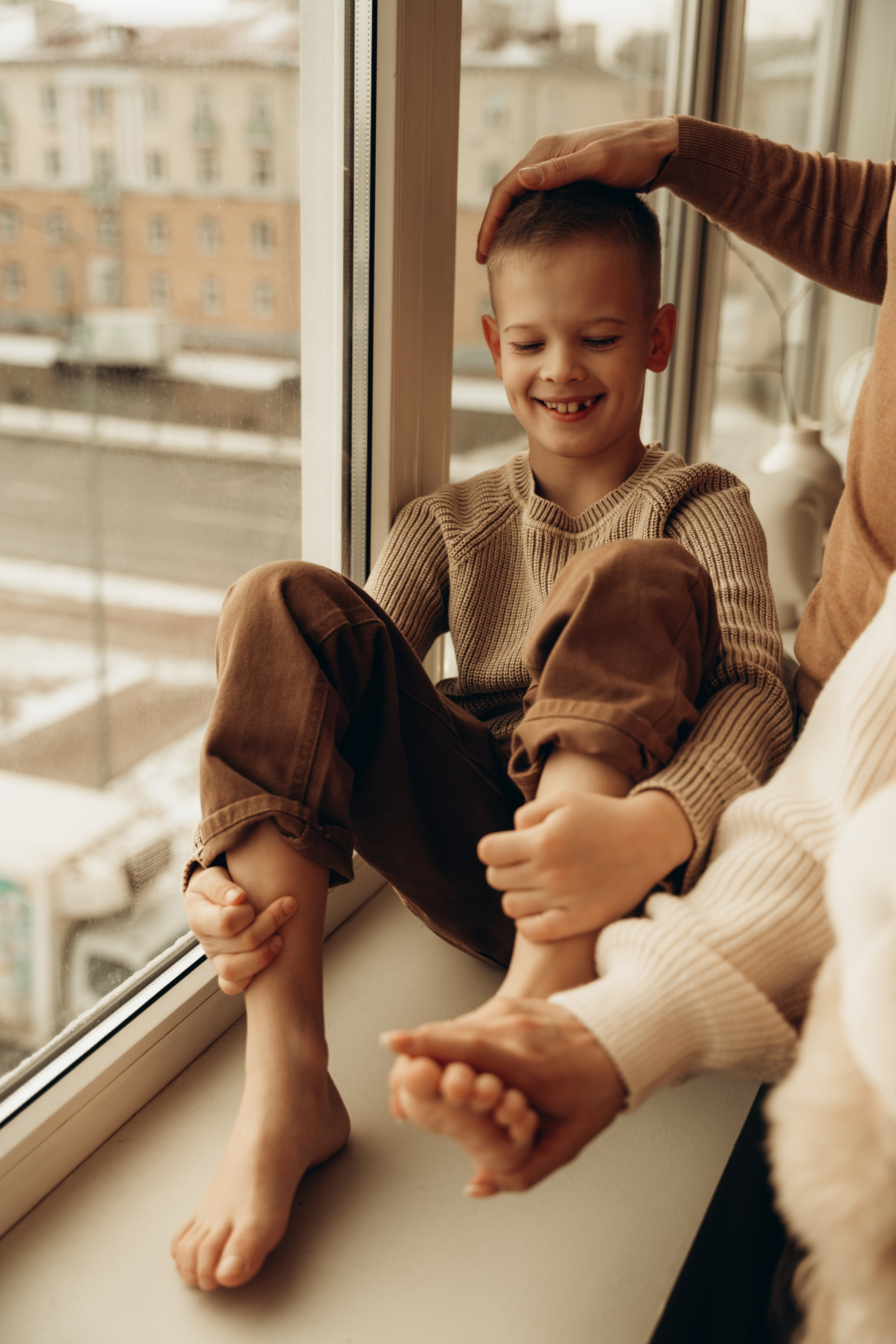 Анна, Евгений, Марк и Тоффи. Фотограф Мария Миллс | Минск