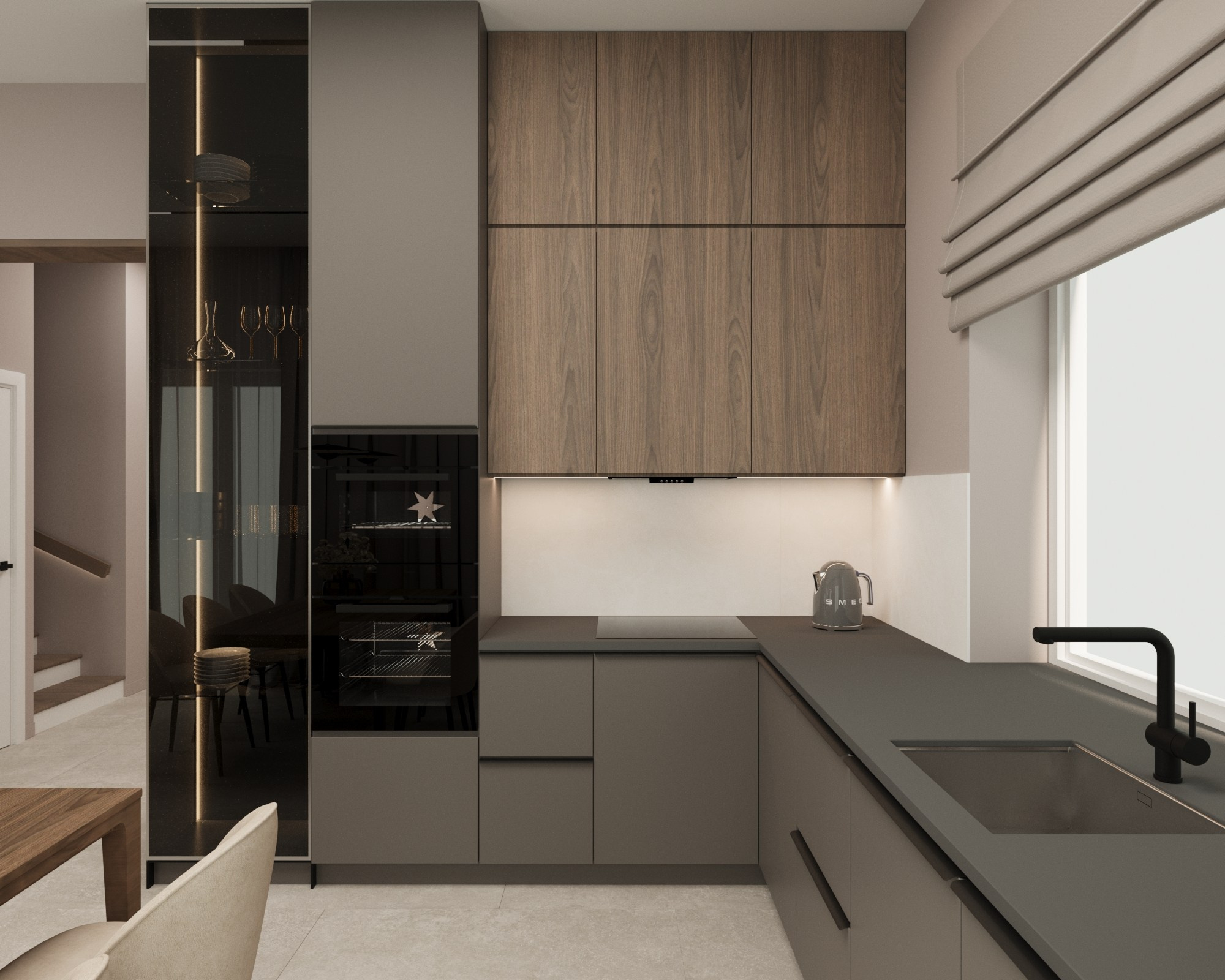 Загородный дом в Ленинградской области. Дизайнер интерьеров в Санкт-Петербурге 🏠