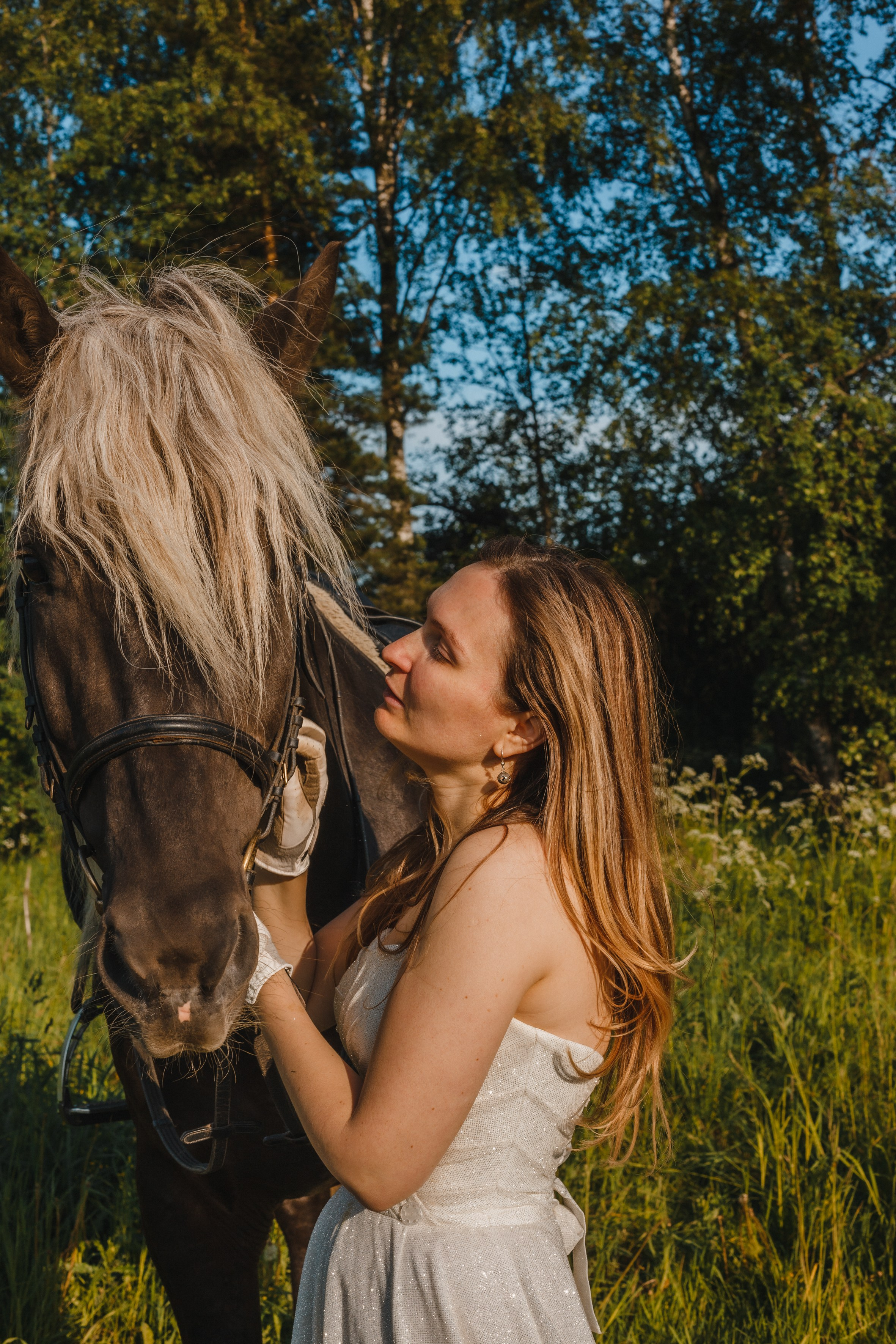 Невеста на закате (портрет). Портретный и репортажный фотограф в Москве, Ольга Ларема