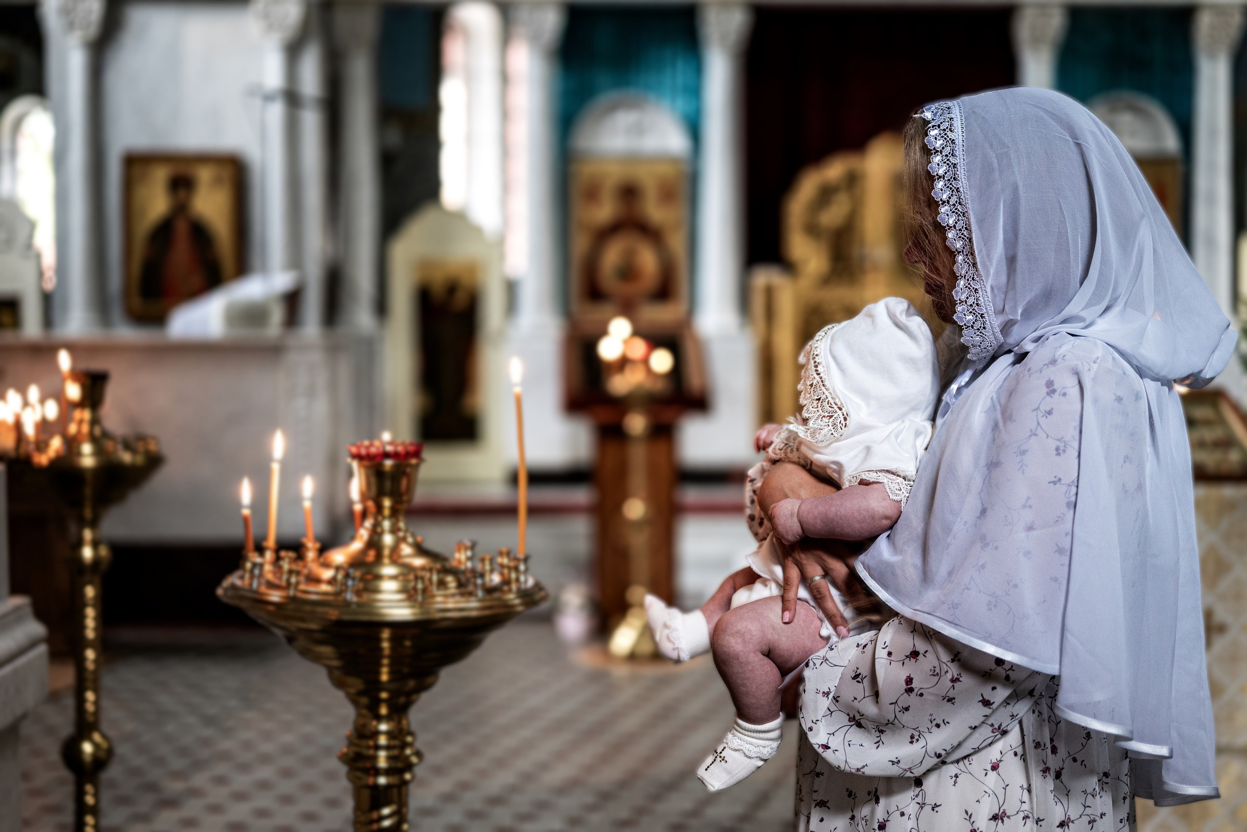 Крещение Анна. Семейный и детский фотограф Москва