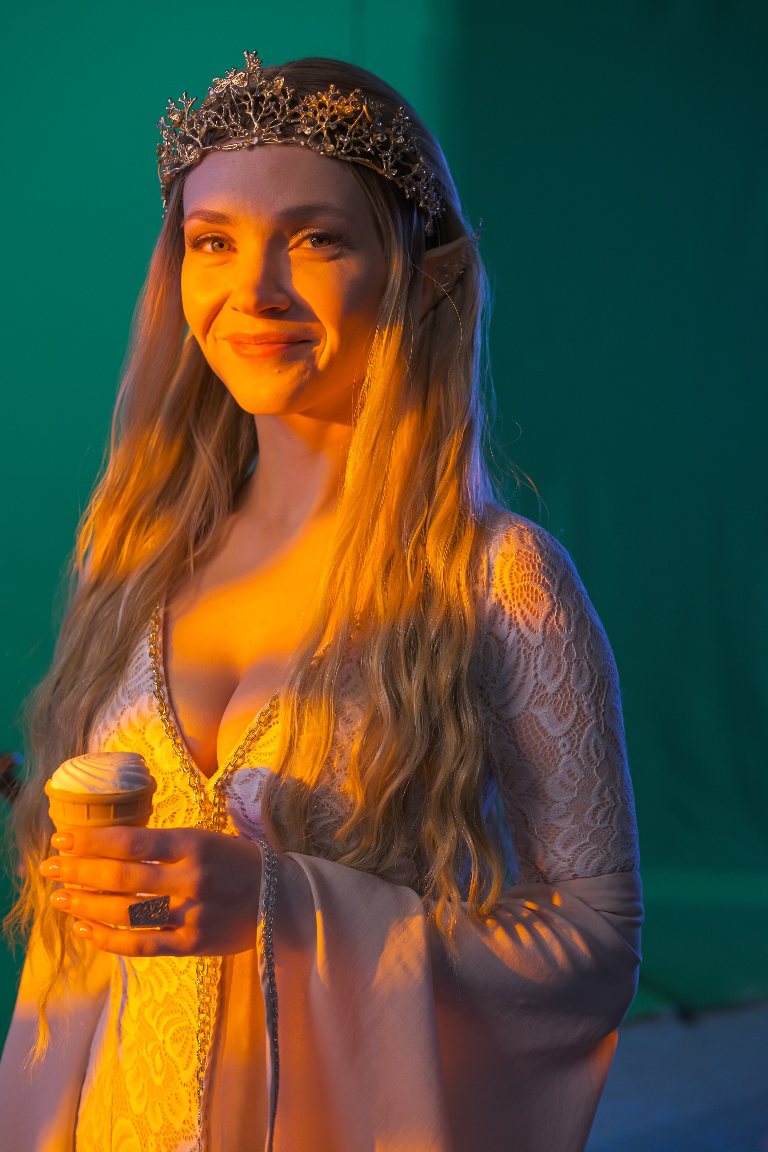 Съёмка рекламы мороженого