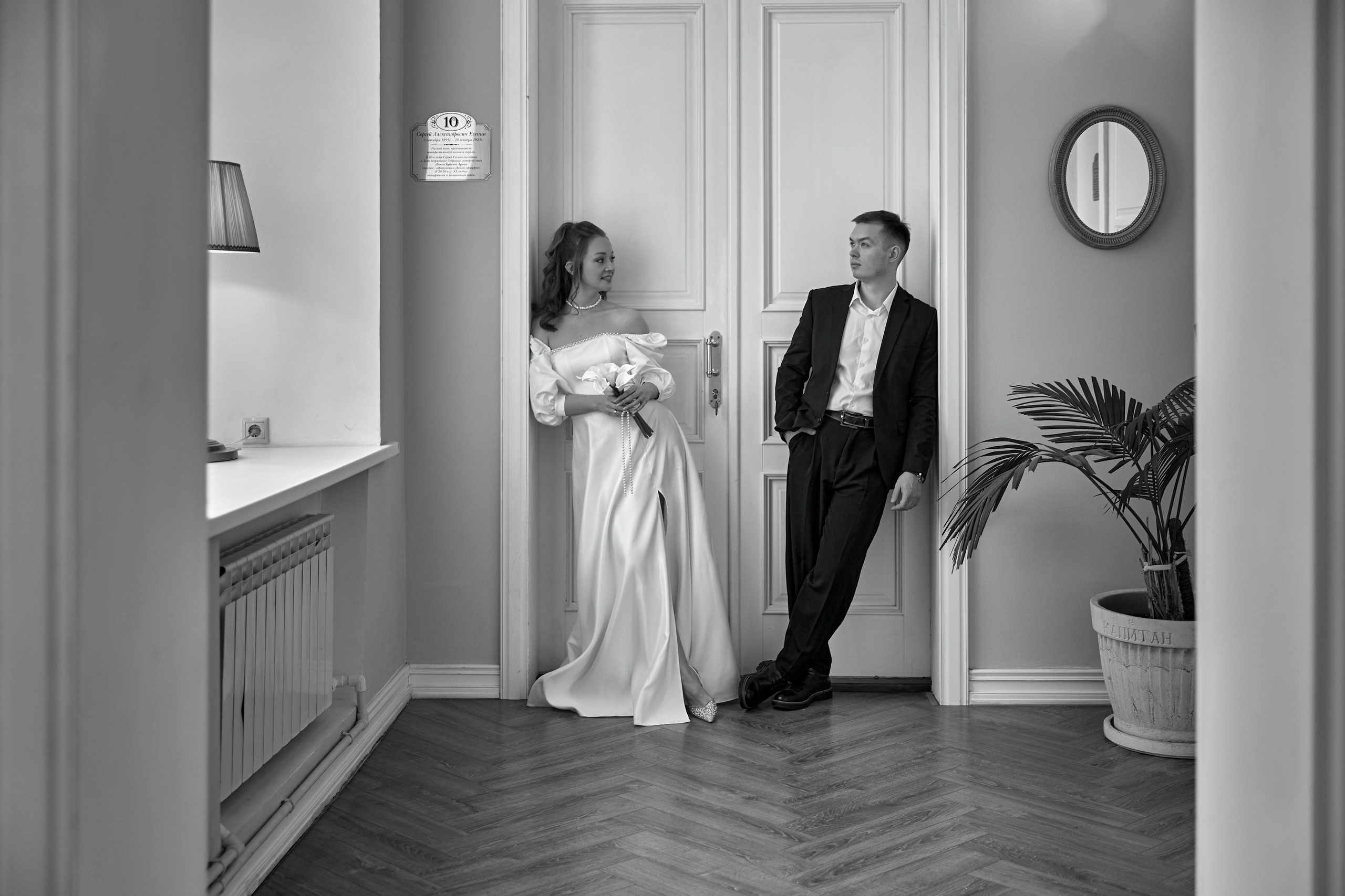 Свадебная фотосессия в гостинице и в студии