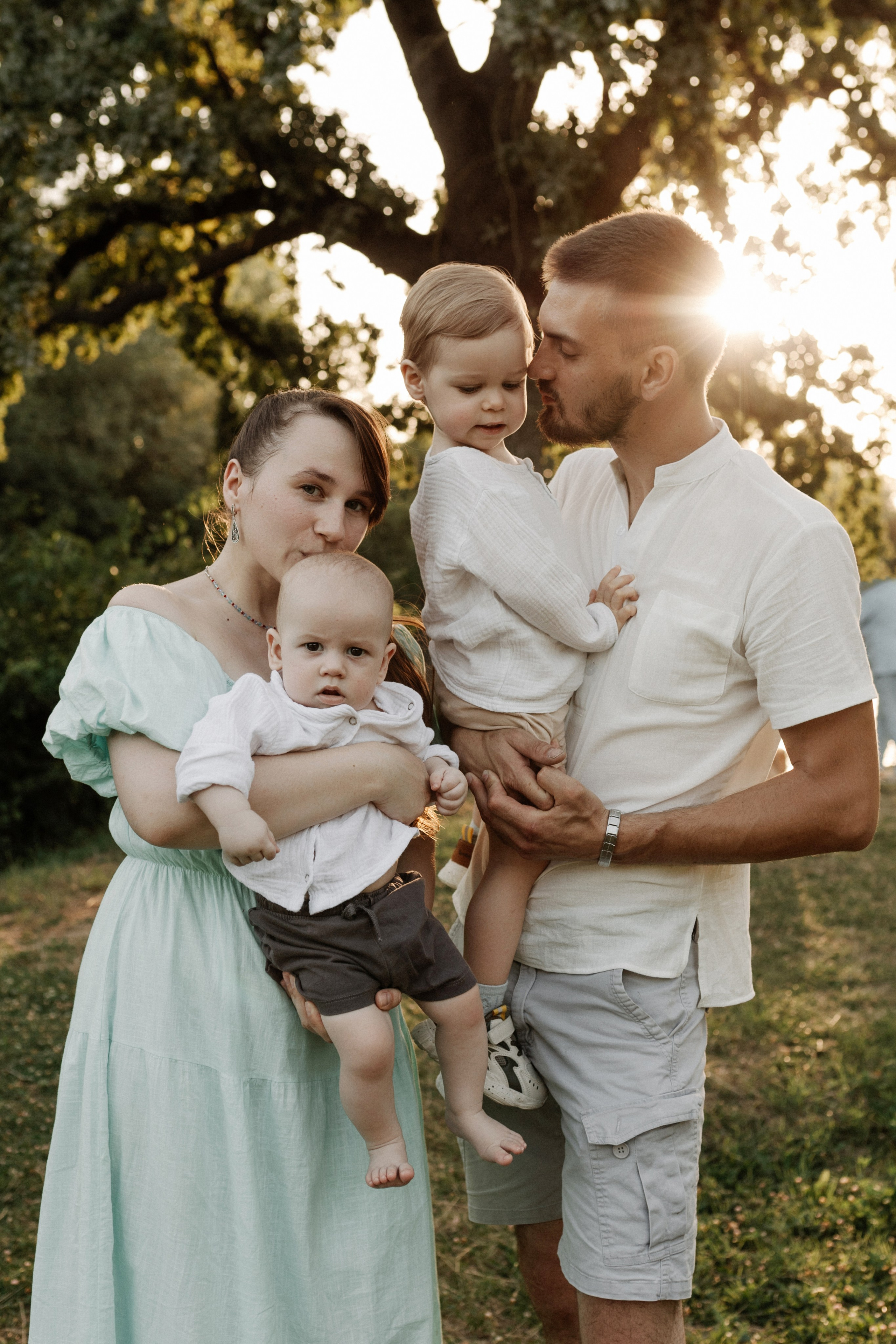 Оксана, Лёша, Рома и Коля. Семейный фотограф в Краснодаре Яна Морева