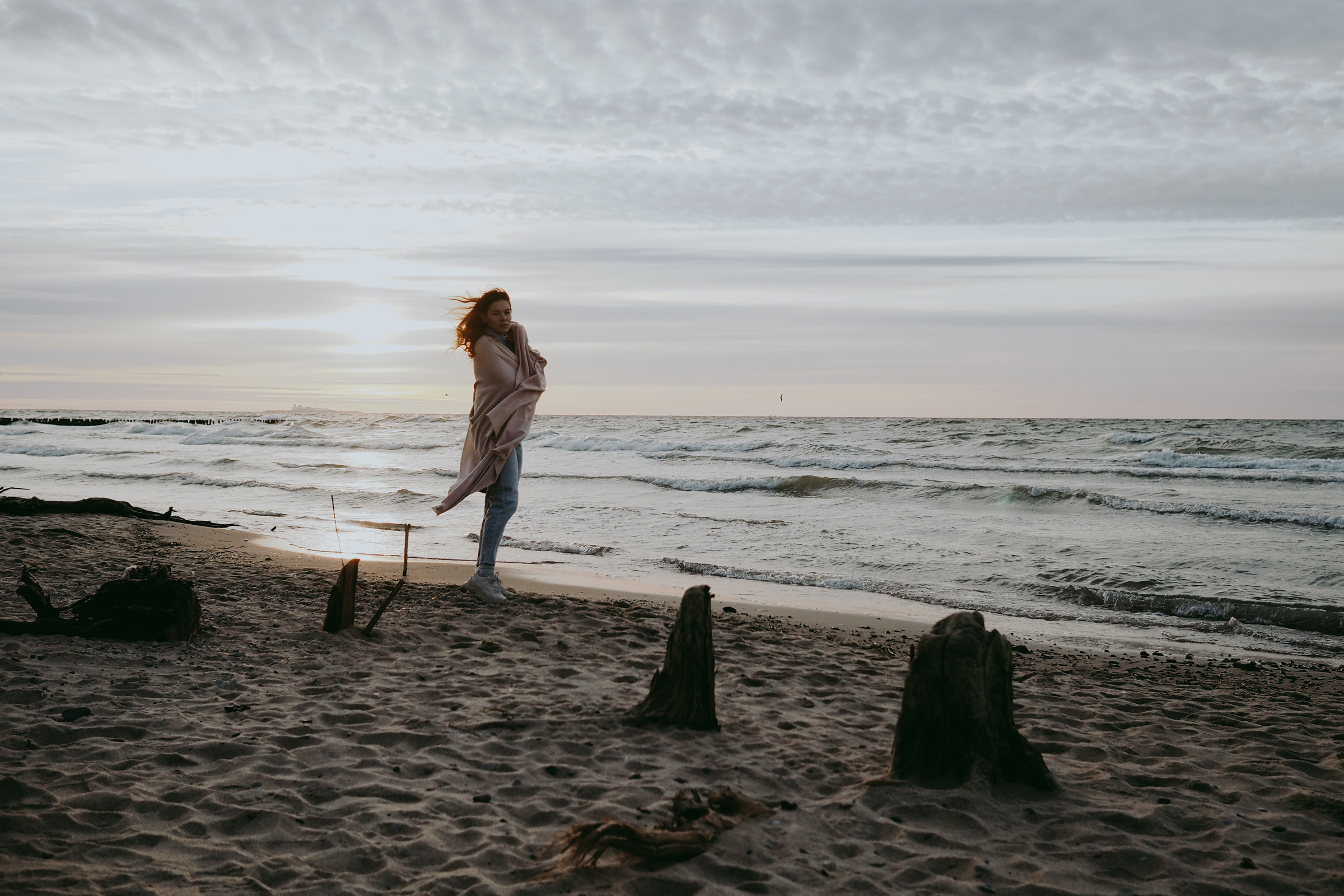 Фотосессия на берегу моря. Маруся Машкова • Фотограф в Москве