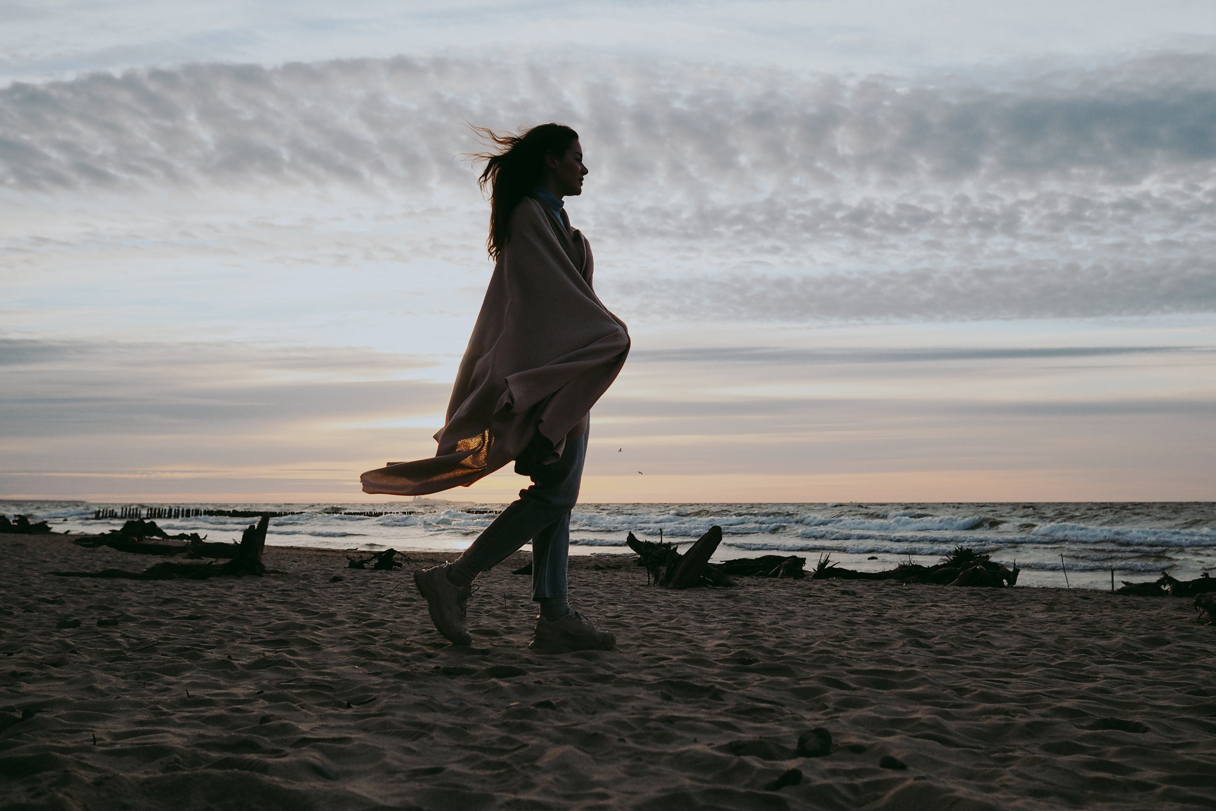 Фотосессия на берегу моря. Маруся Машкова • Фотограф в Москве