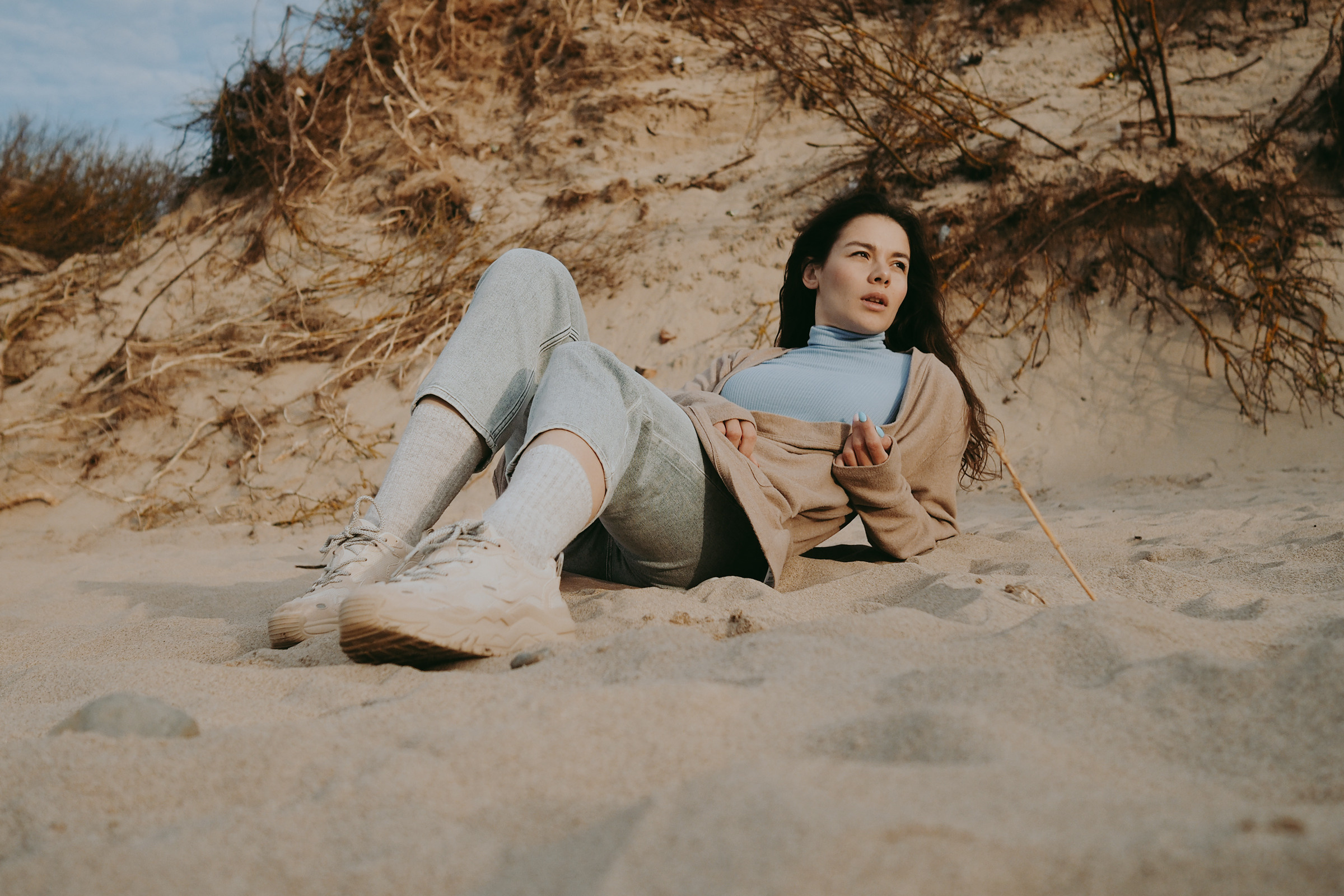 Фотосессия на берегу моря. Маруся Машкова • Фотограф в Москве