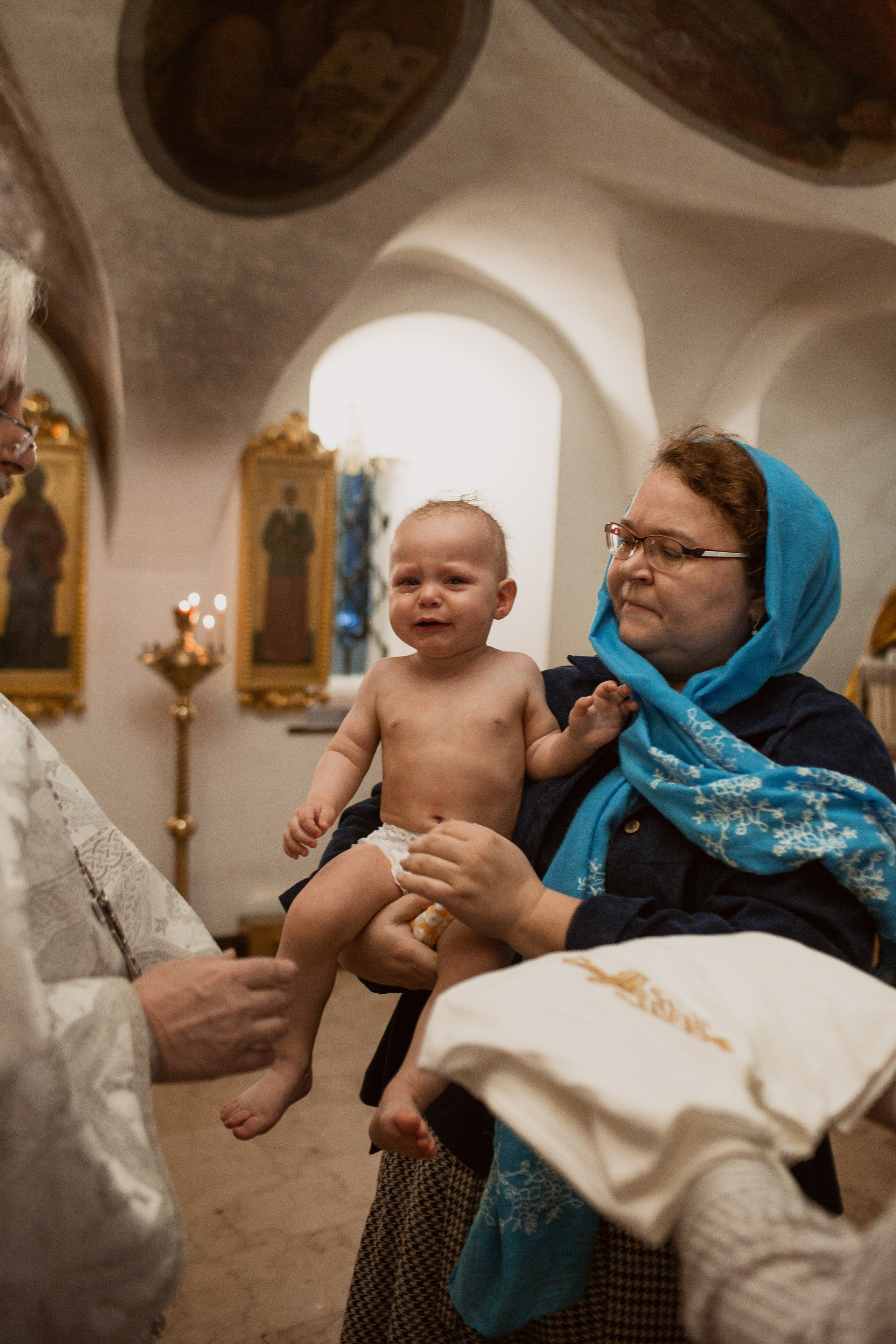 Крещение Андрея. Свадебный и Семейный фотограф в Москве Александра Вайпер