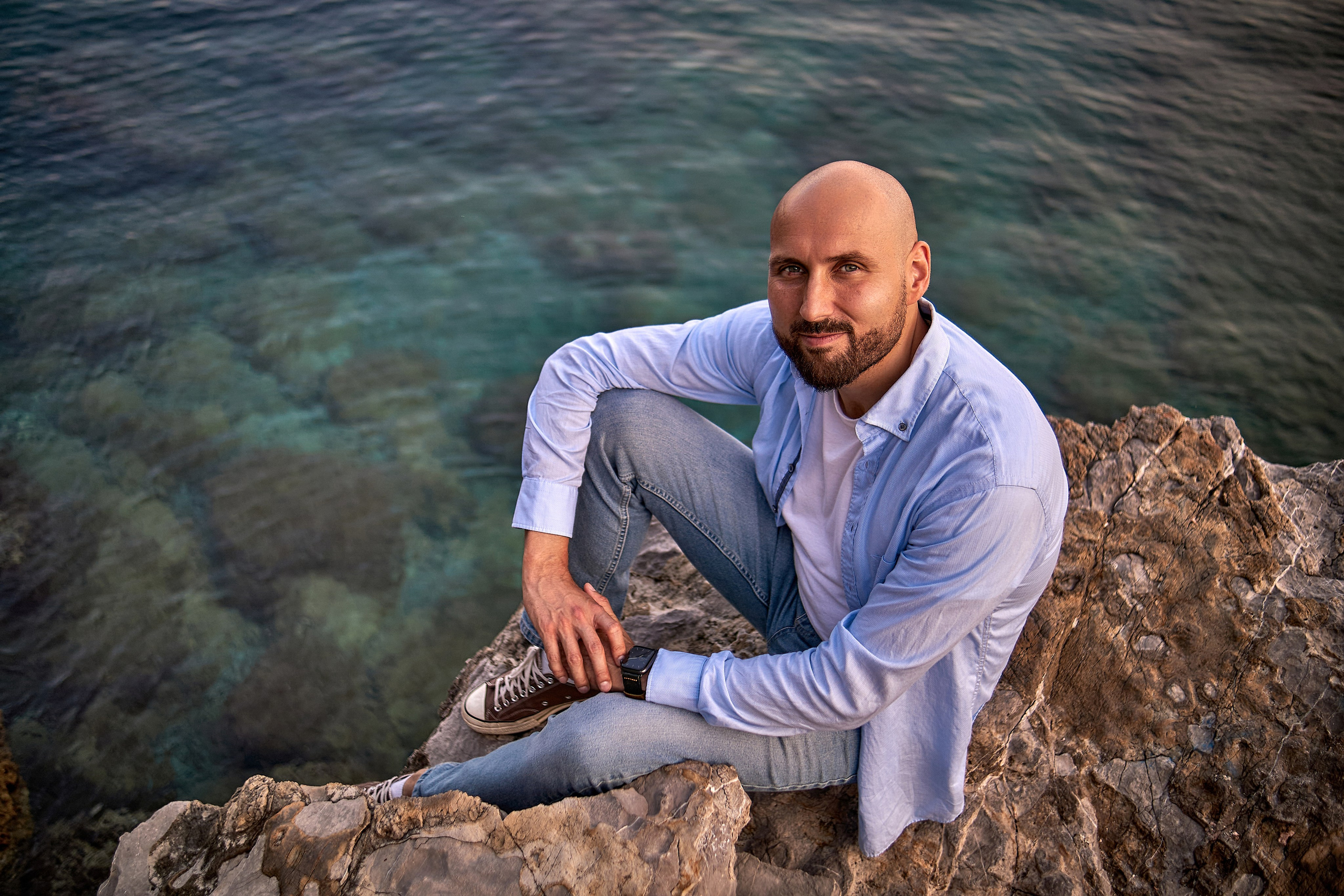 Мужской портрет для Валентина, Будва