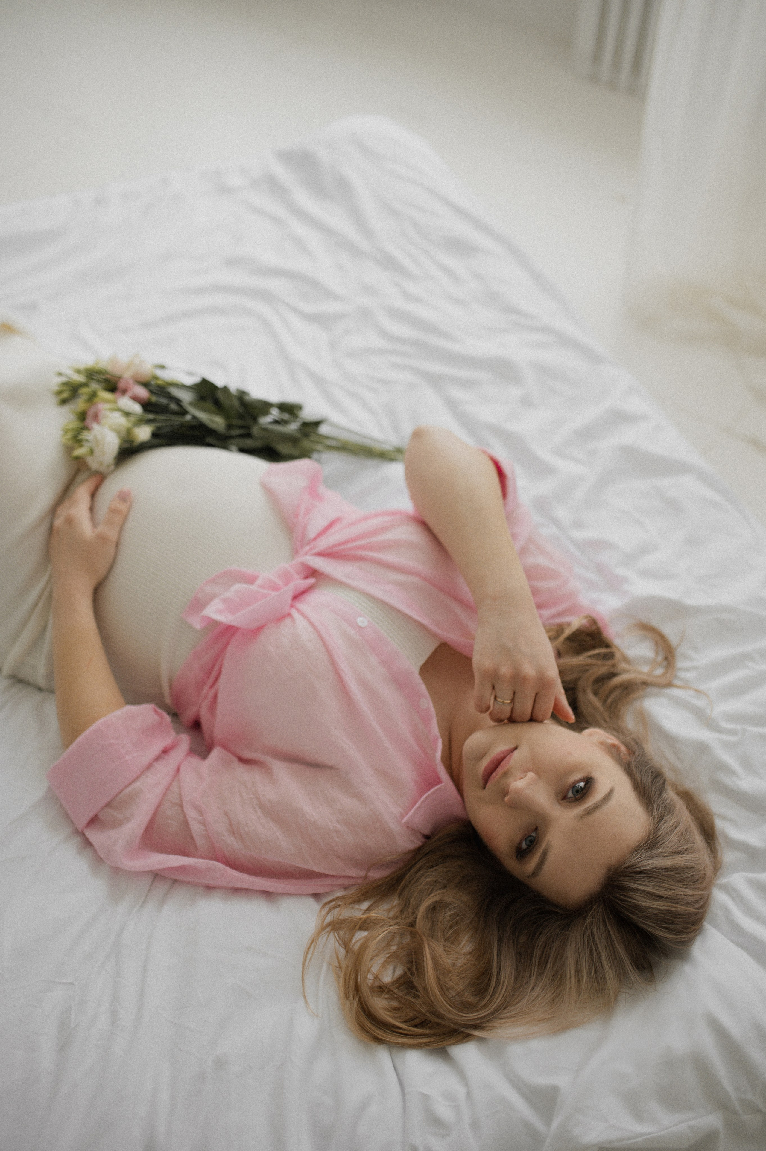 Оля в ожидании малыша. Семейная фотосессия Бутово Москва фотограф Алина Морщагина